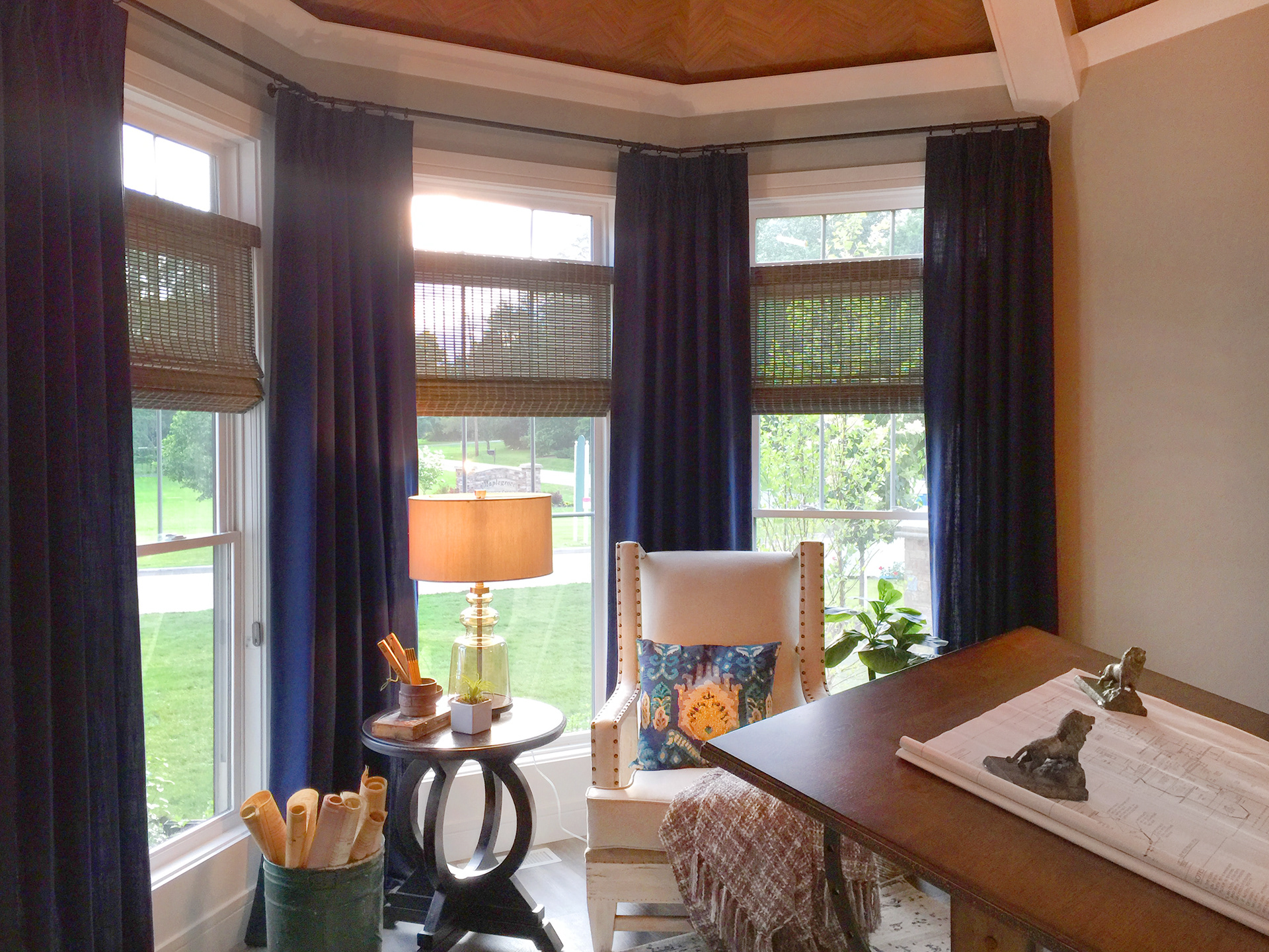 Bay Window Draperies & Shades