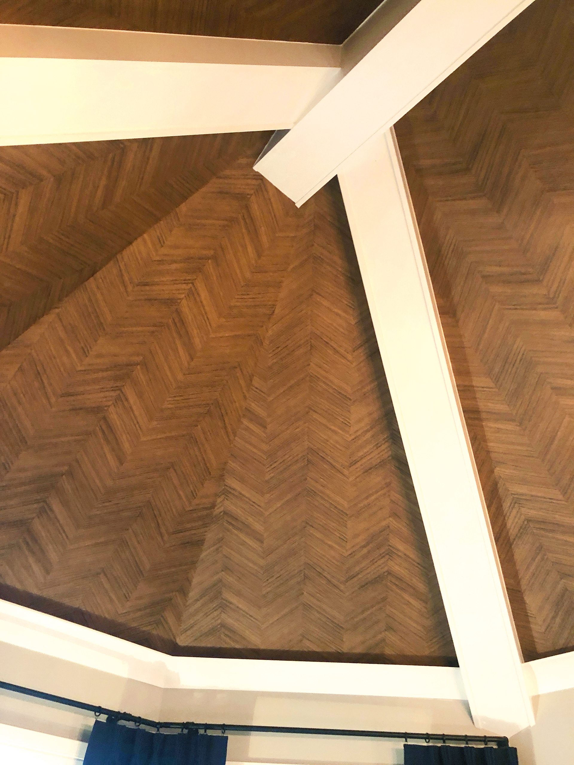 Wood-look Ceiling & Beams