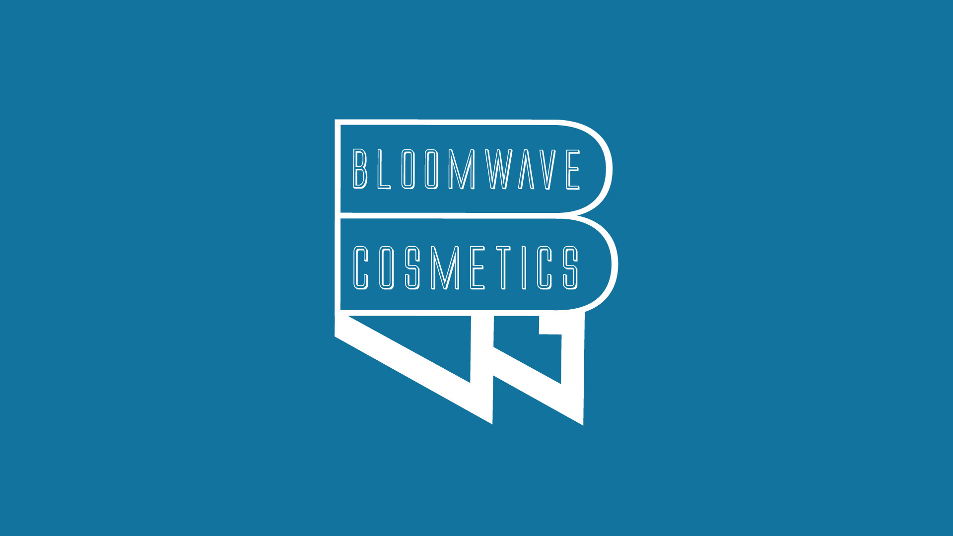 Bloomwave Cosmetics logo light version