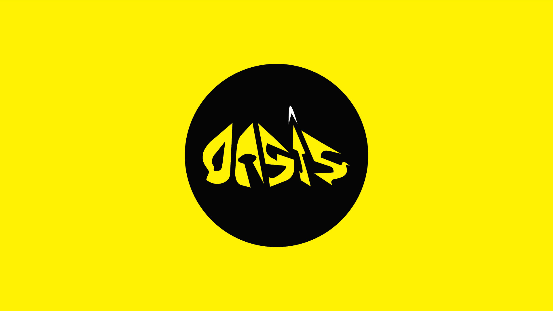 Black Oasis logo on yellow background