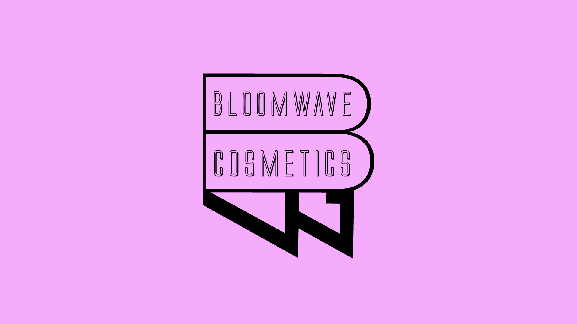 Bloomwave Cosmetics logo dark version