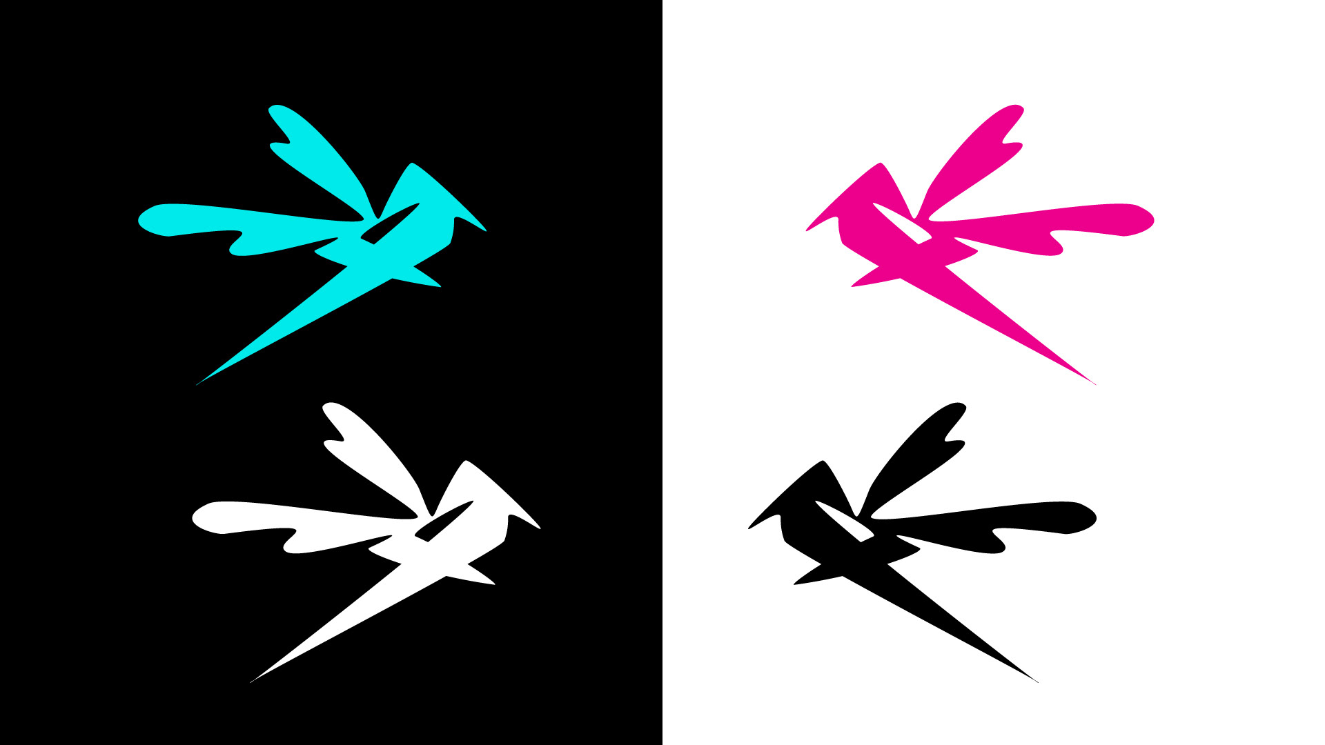 Sky Portal Airline logo icon variations