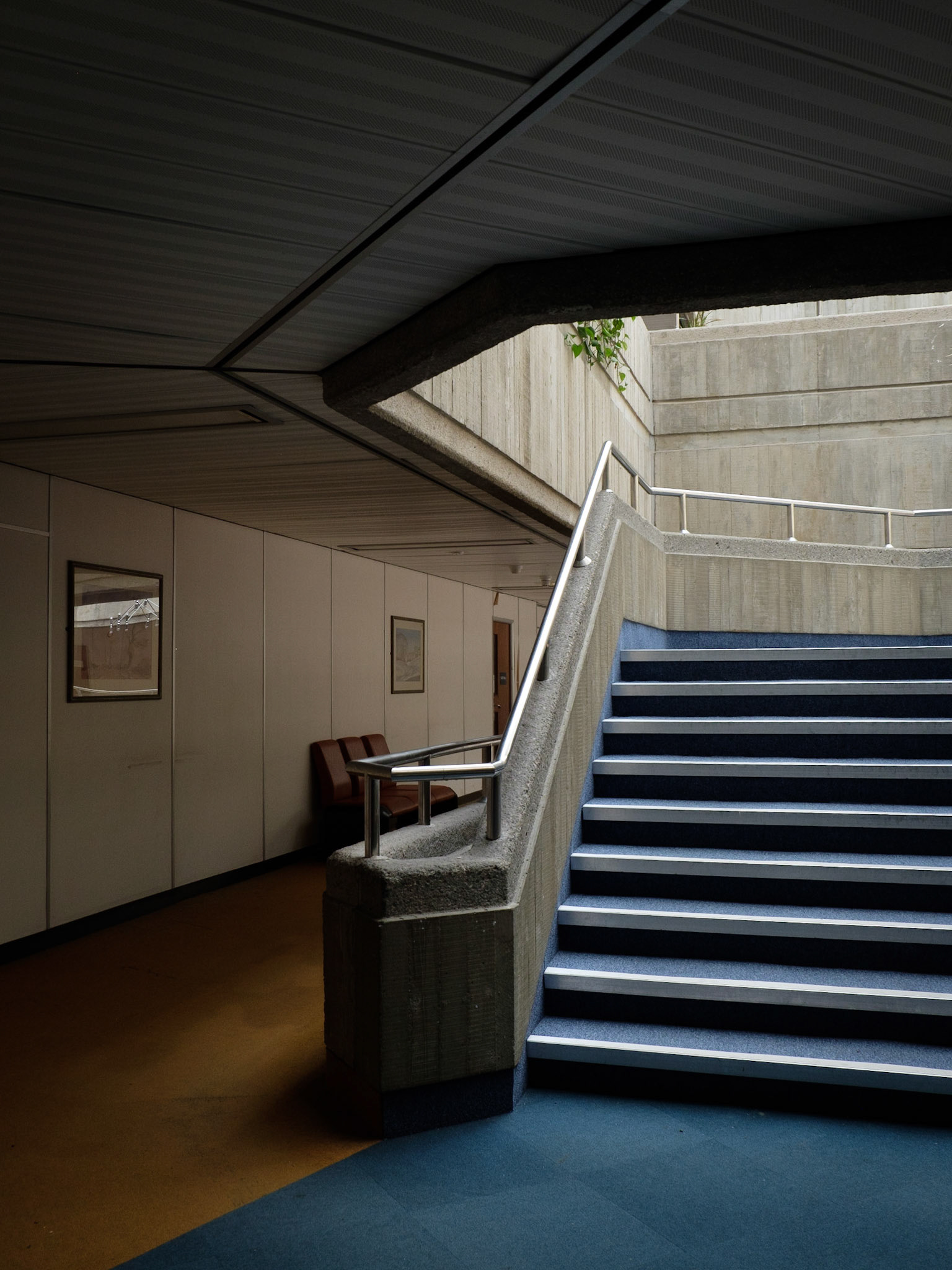 Swansea Civic Centre. Internal Atrium.