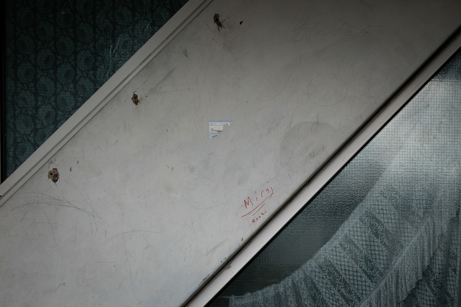 Robin Hood Gardens, Poplar: Stair between Apartments expressed in elevation. Typology 02 ©Kimberley Harris 2023