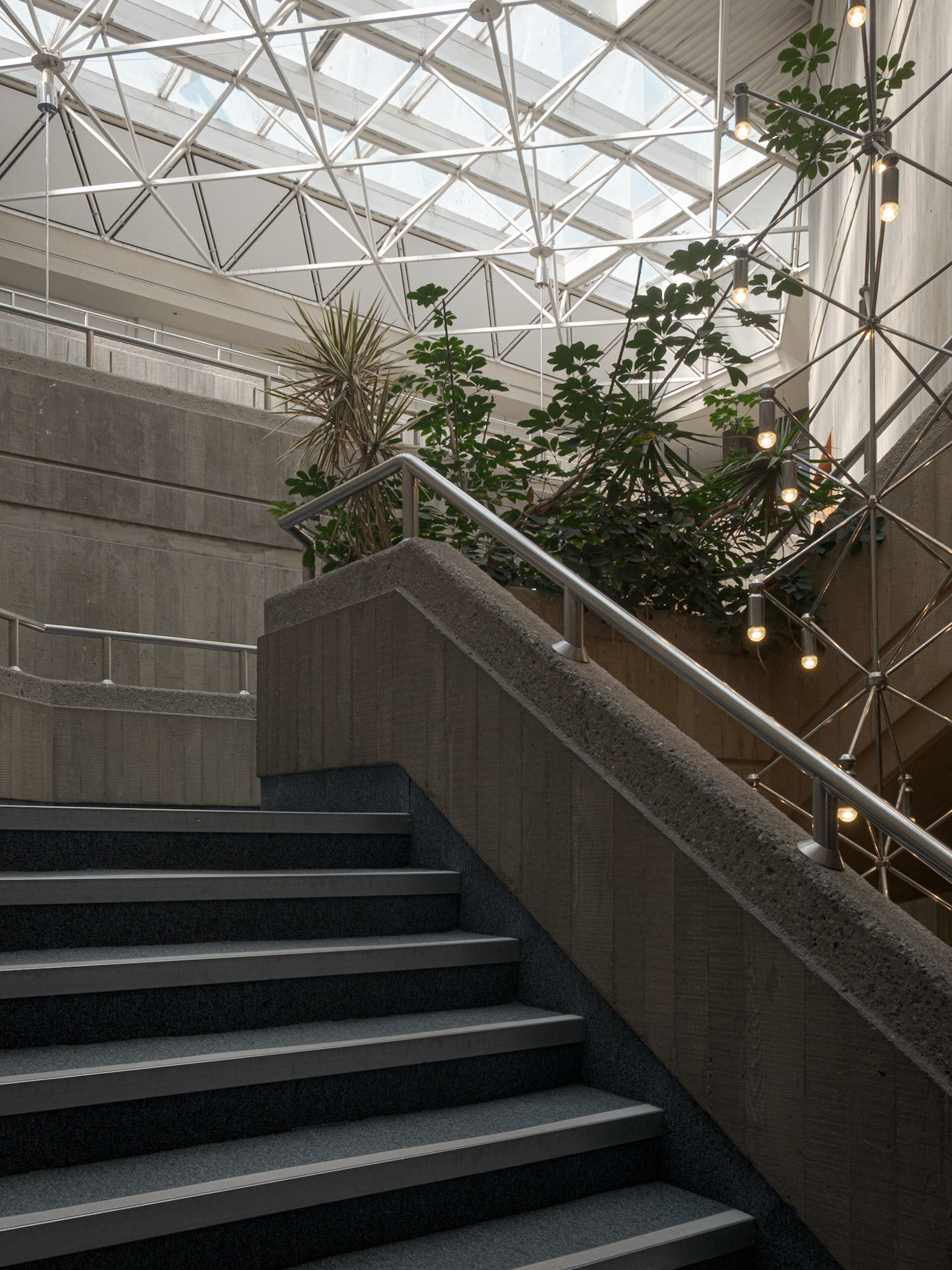 Swansea Civic Centre. Internal Atrium.