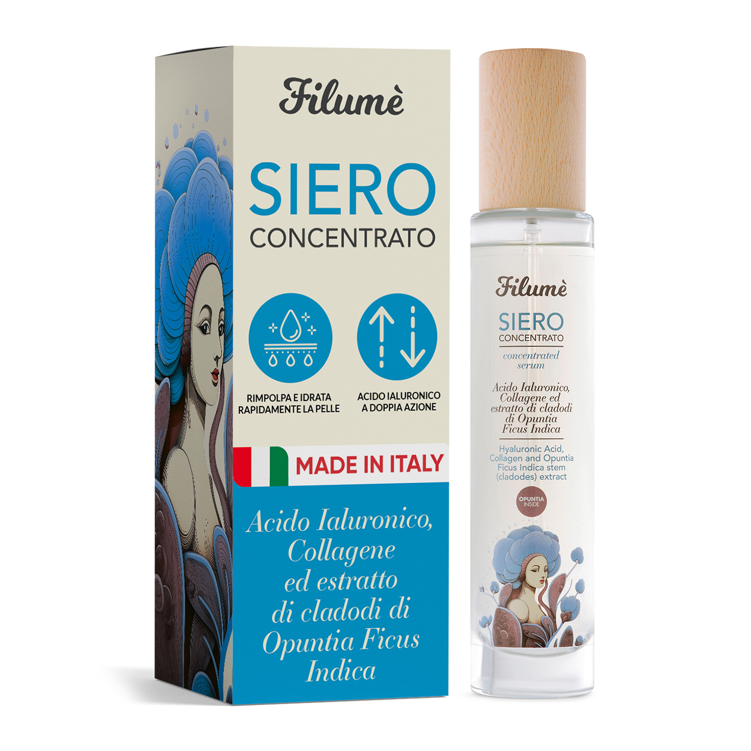 Client: FILUMè Agency: ICROSSING | Designed elegant, nature-inspired packaging for Filumè, a Sicilian skincare line, blending authenticity with a contemporary aesthetic to highlight its natural origins.