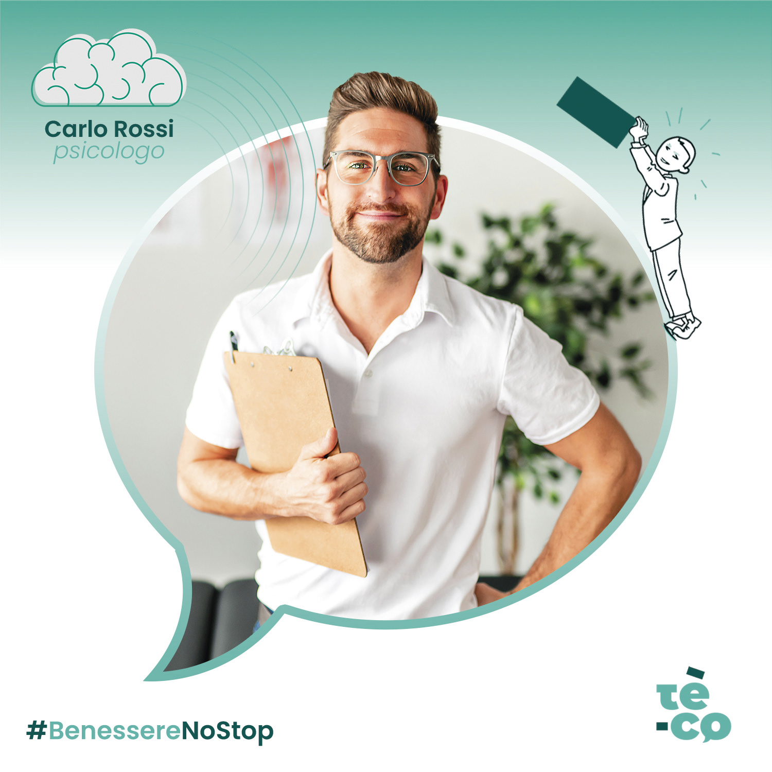 Client: TèCO Agency: HOBO | Crafted empathetic and approachable social media content to promote TèCo’s psychological support services, emphasizing accessibility and trust for both online and offline offerings.