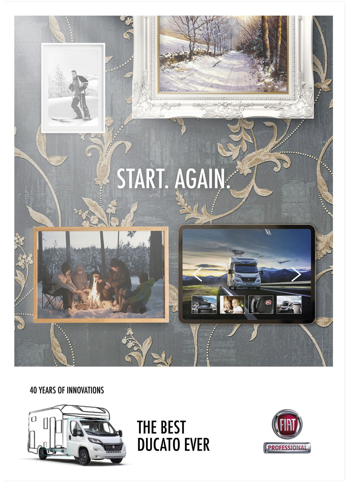 Client: FIAT DUCATO Agency: CORECONSULTING | Led the international campaign celebrating 40 years of Fiat Ducato, blending nostalgia with innovation to connect emotionally with global audiences.