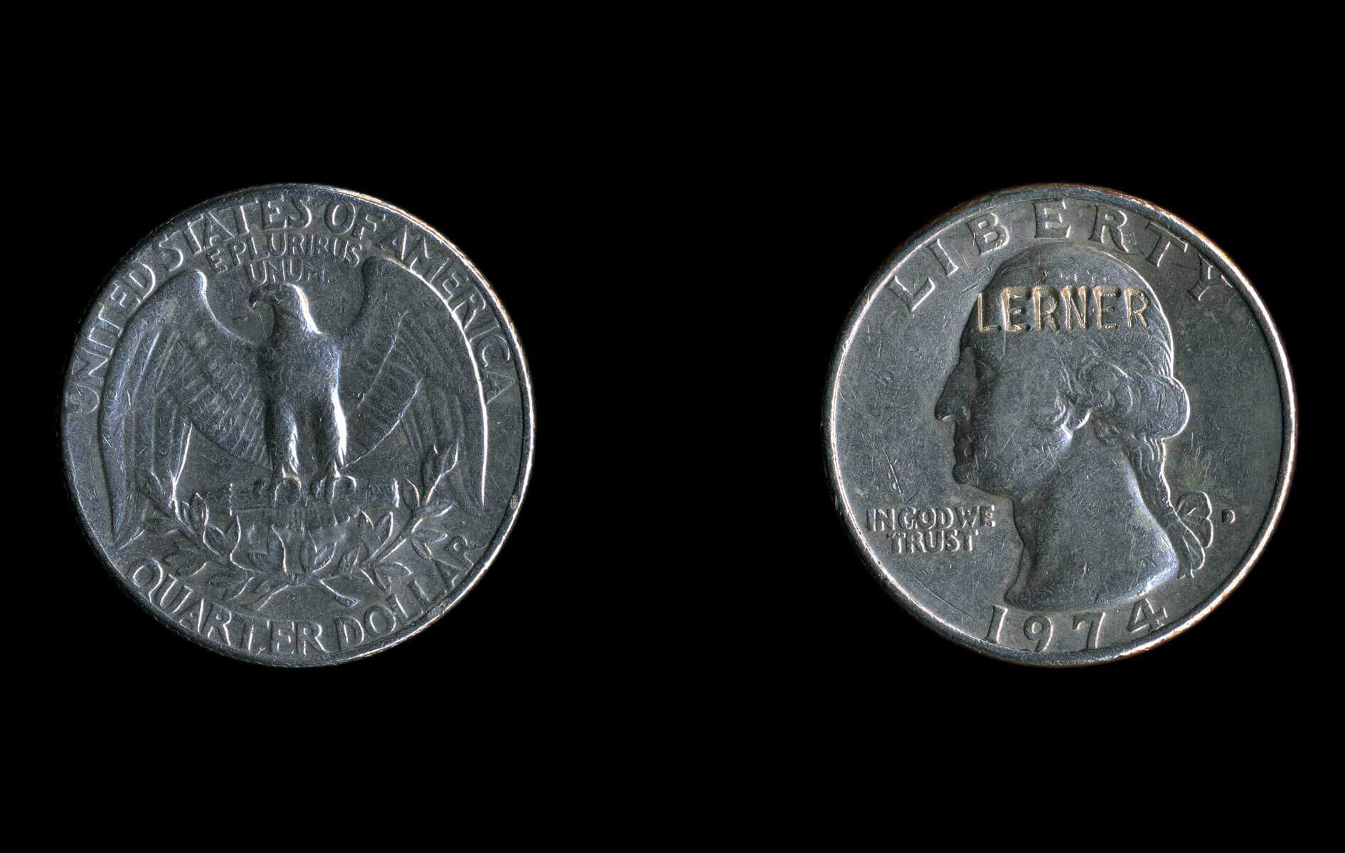 Change, 2003 stamped quarters 24.26 mm diameter x 1.75 mm depth