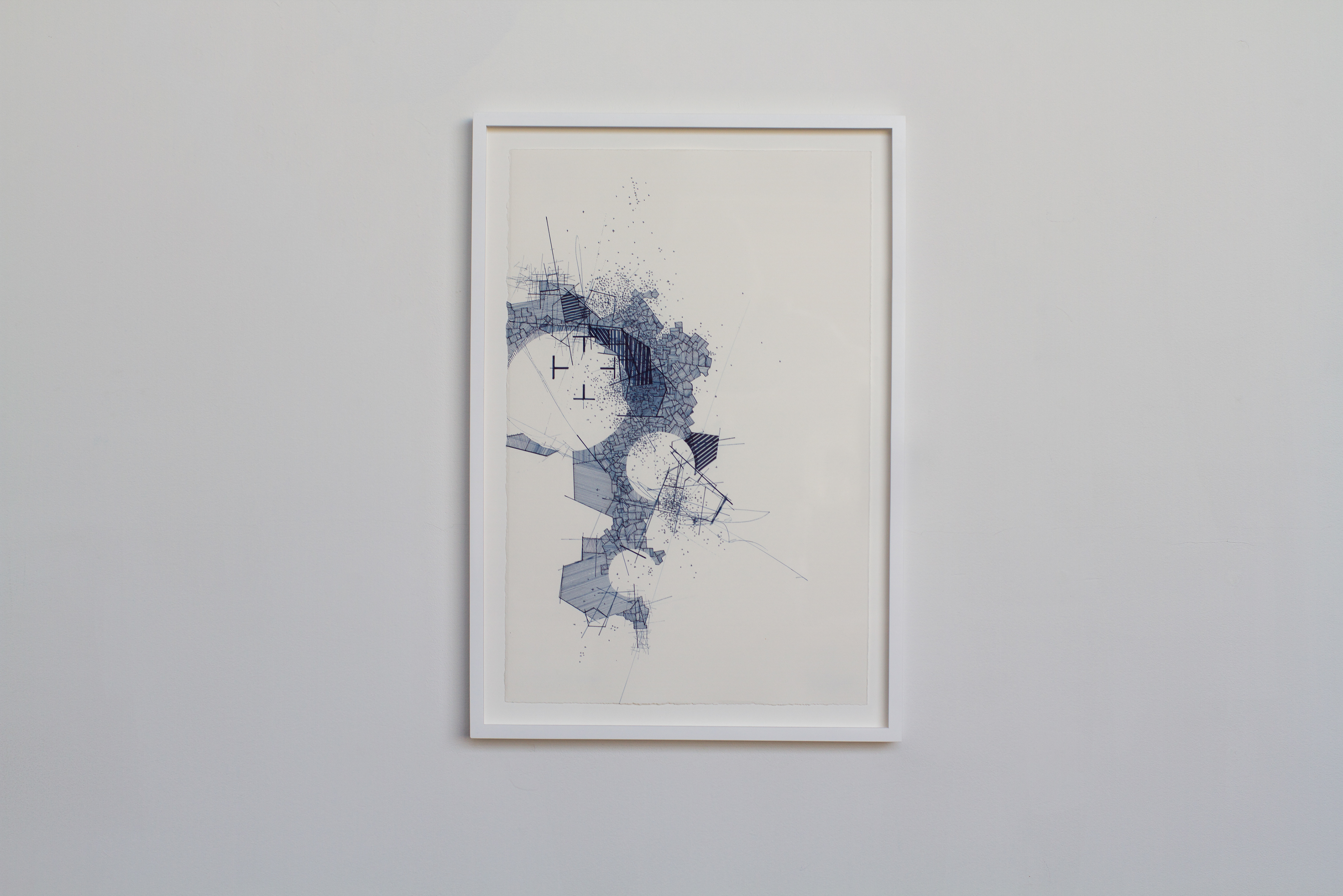 Derek Lerner, Asvirus 70, 2016 Ink on paper 20 x 13 in (51cm x 33cm)