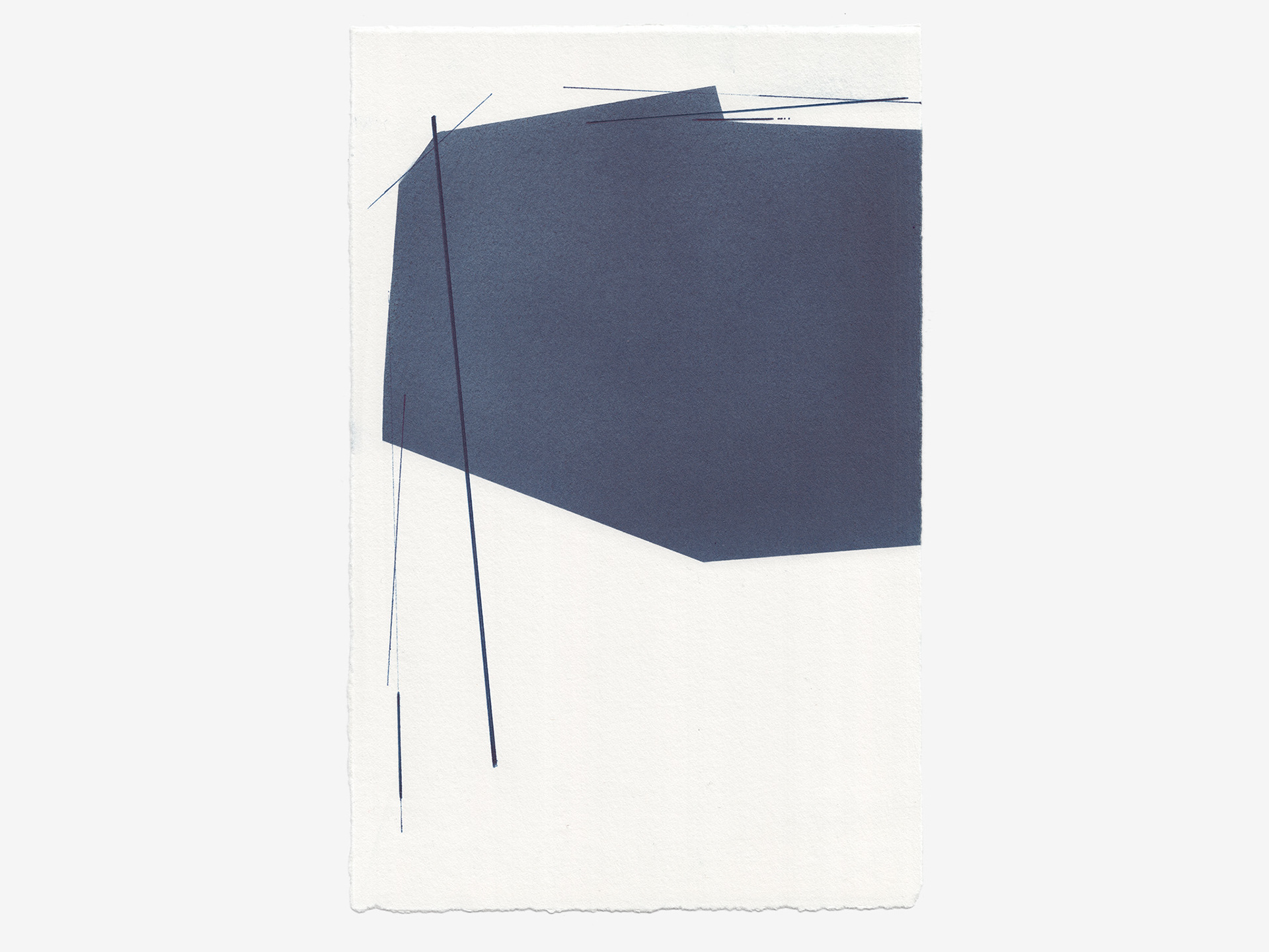 Asvirus 130, 2021 Ink and paper 10" x 6.5" (25.4cm x 16.5cm)