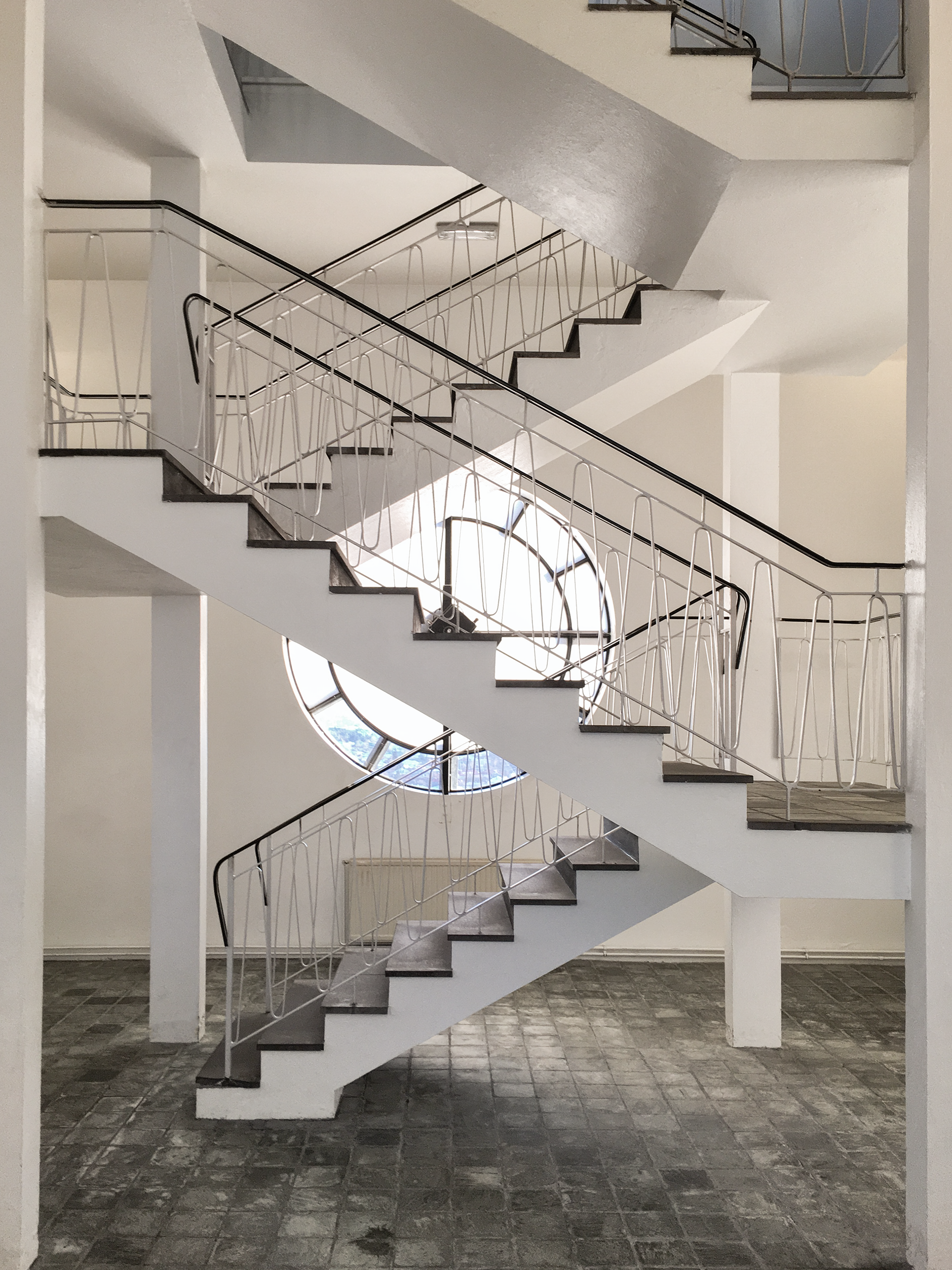 Hallgrímskirkja Staircase - Reykjavik, Iceland