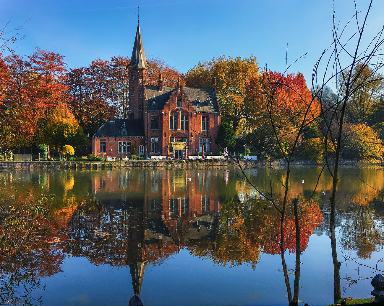 Fall Reflections - Bruges, Belgium
