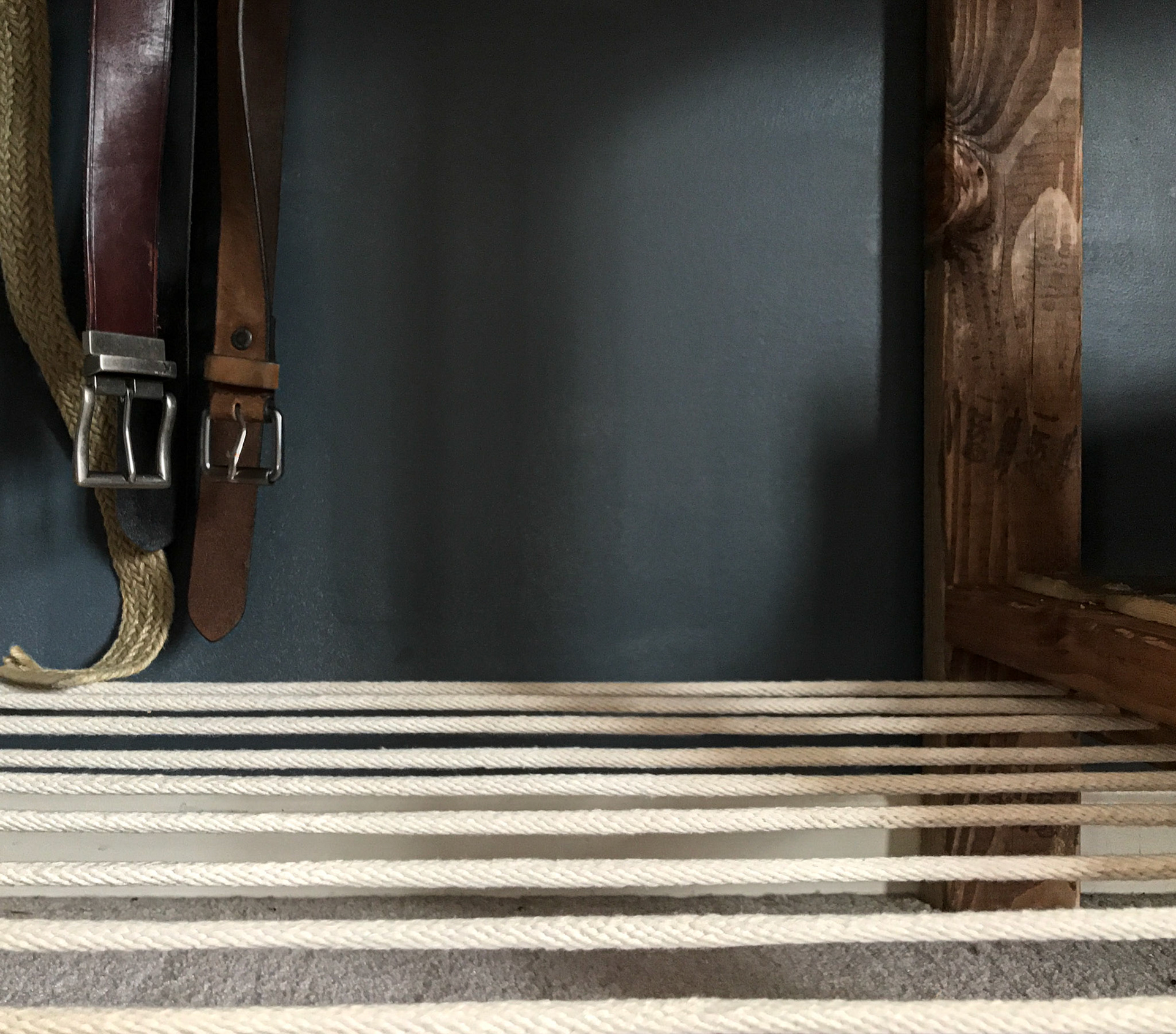 The Helm Closet Collection: Custom built in closet from recycled decking, 2019