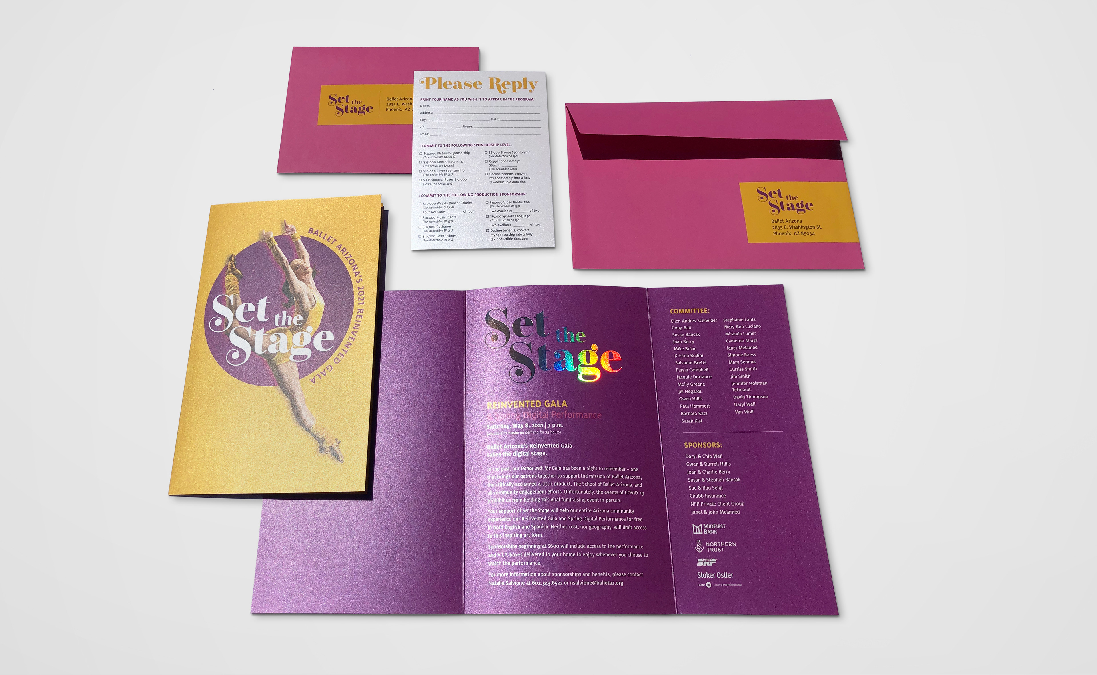 Ballet Arizona's Reinvented Gala Invitation Package