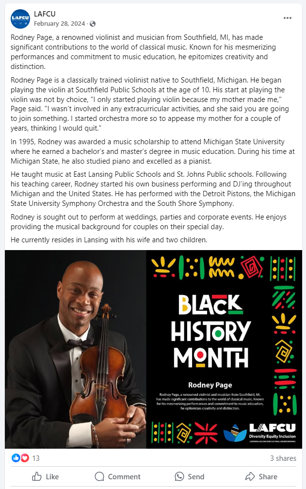 Designed content for social media, from products & services to educational material