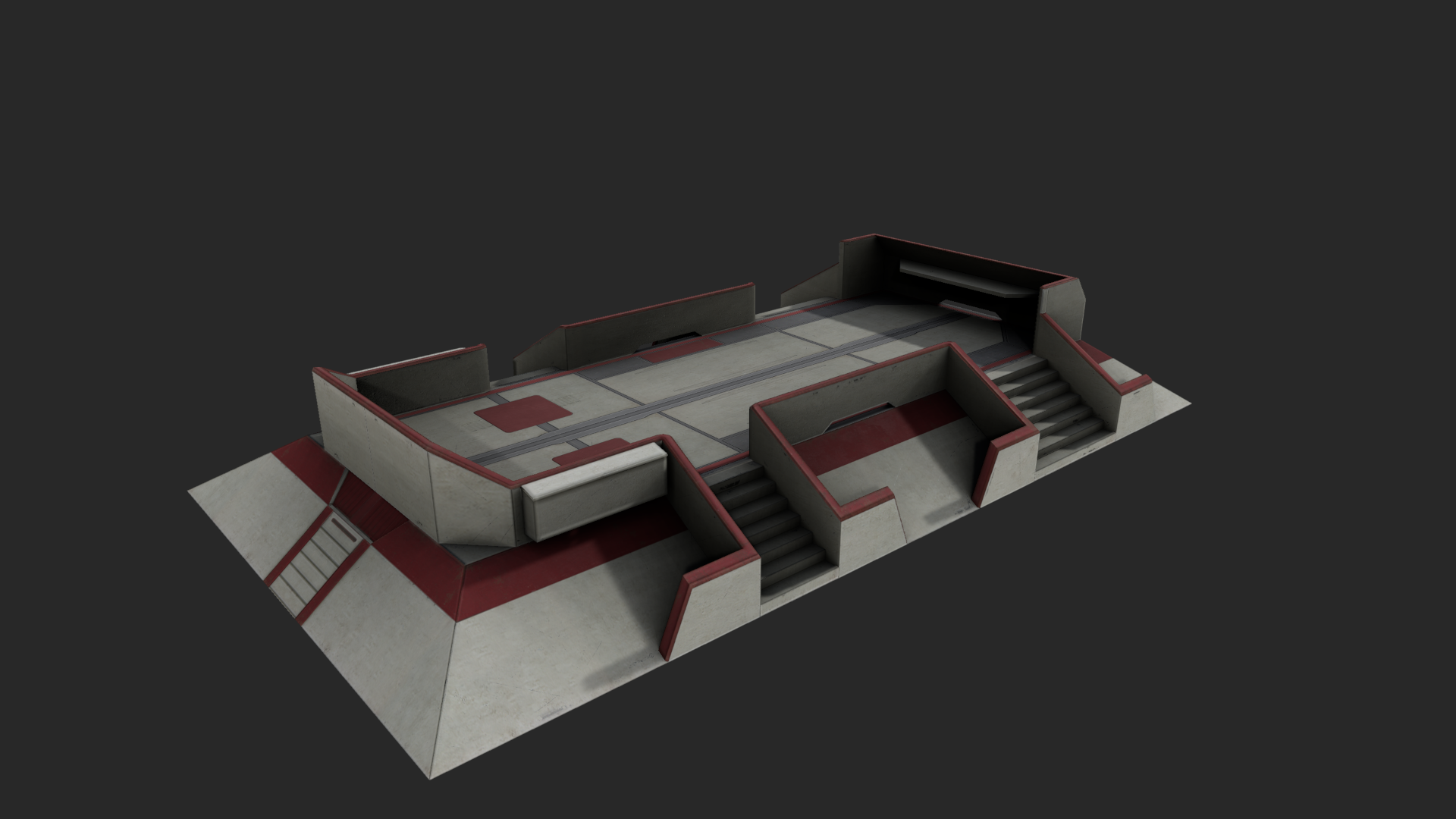 Command Station, Space Hanger, Modeling: 3D Max,  Textures: Quixel, Rendering: 3D Max Iray