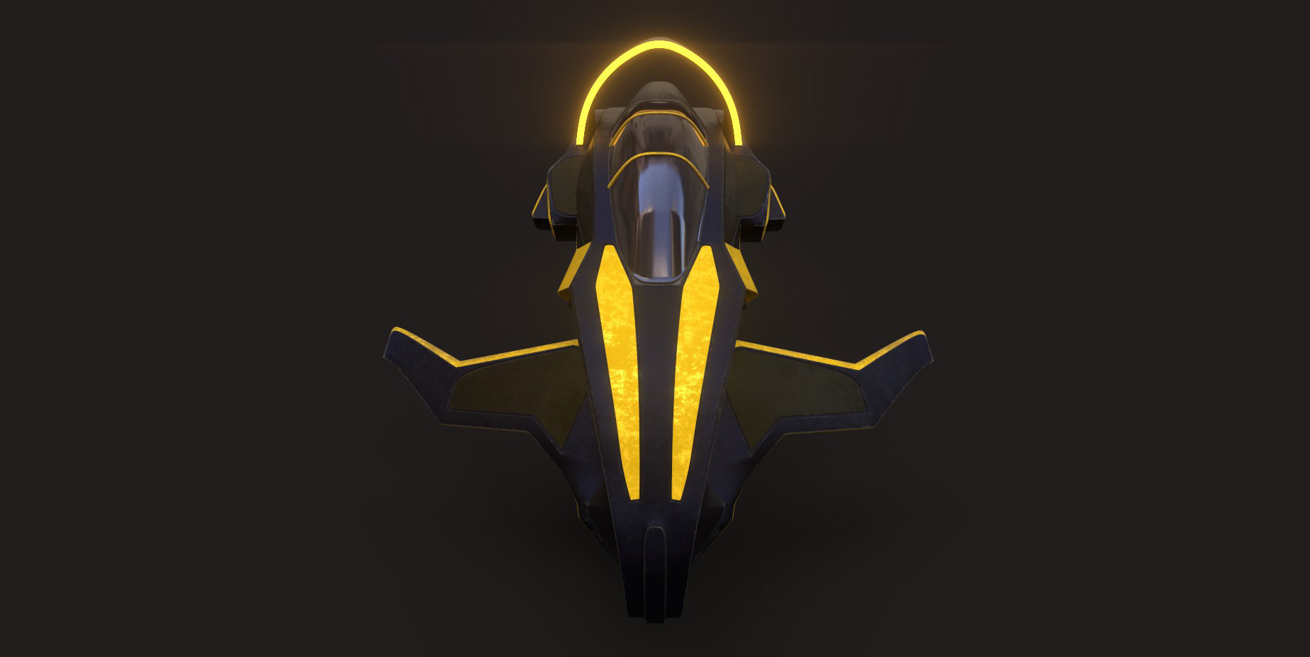 Space Cruiser, Modeling: 3D Max, Textures: Substance Painter, Rendering: Substance Painter