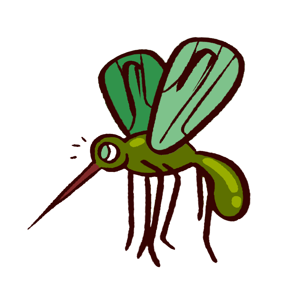 Mosquito Idle animation for indie game Whirly Nut.