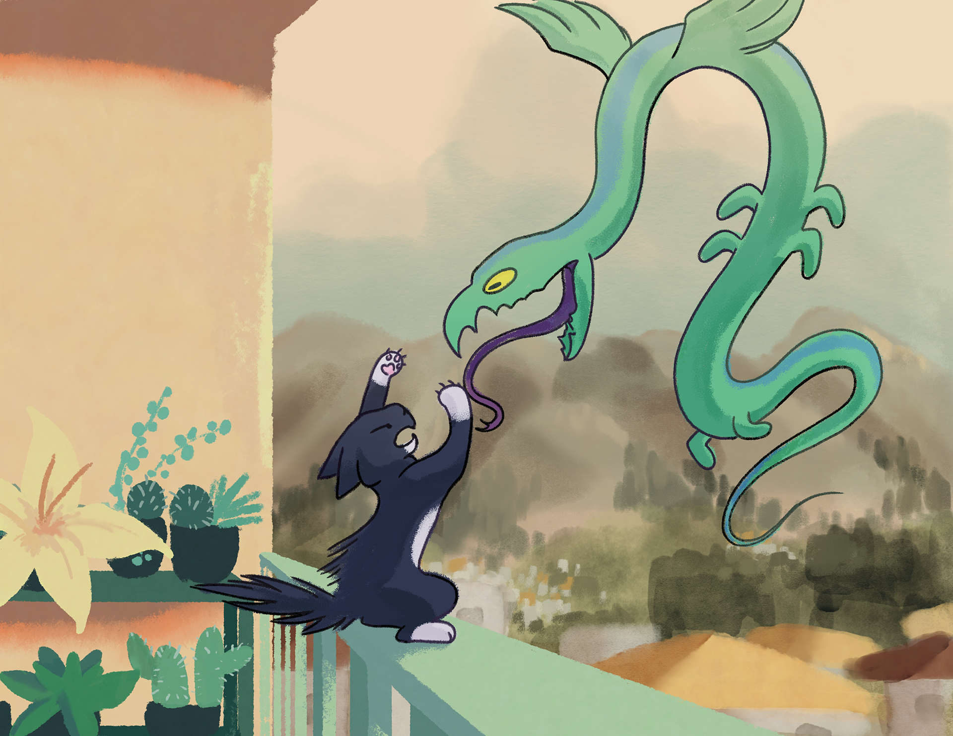 Concept art for "Monster Dust."