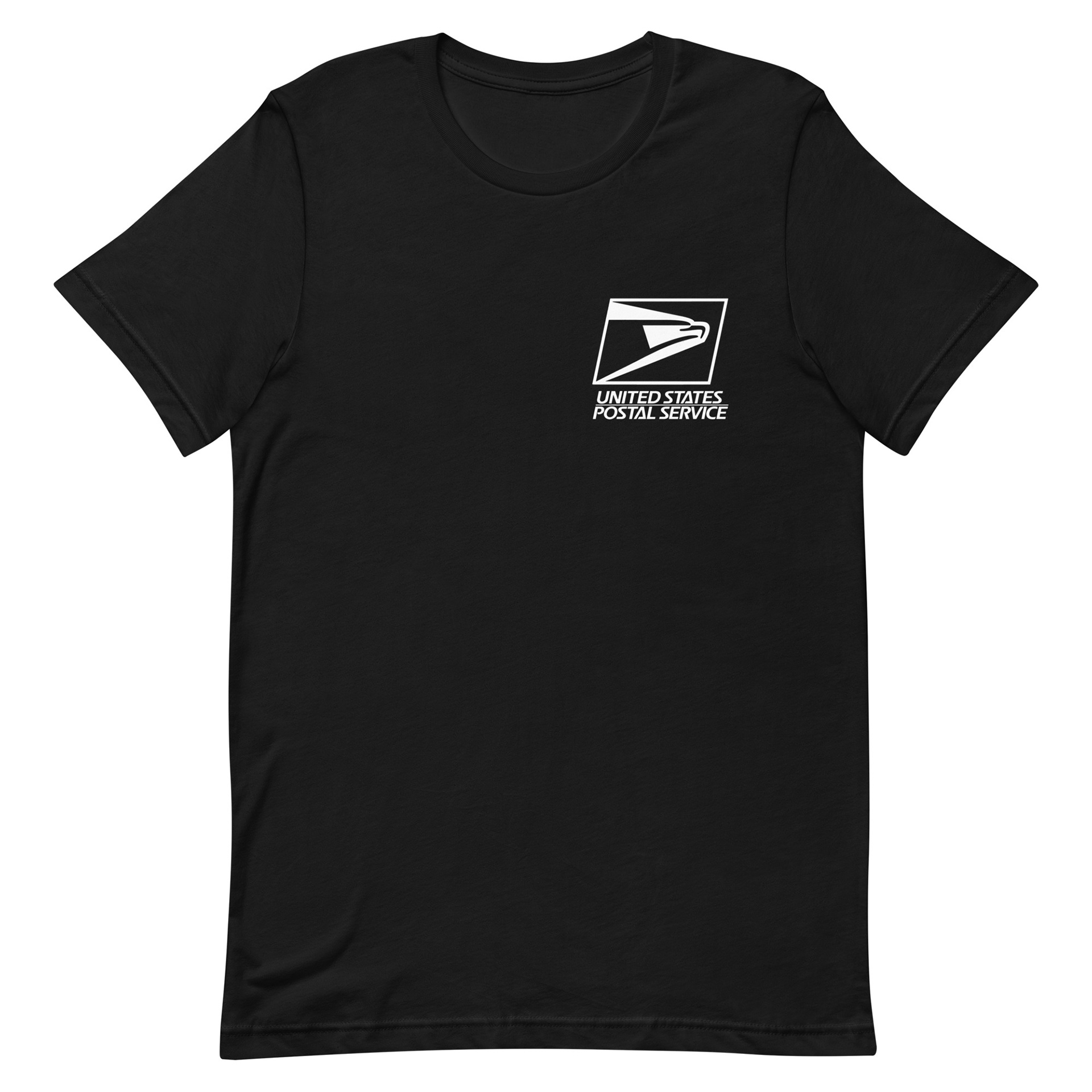 USPS Logo Corner T Shirt Black