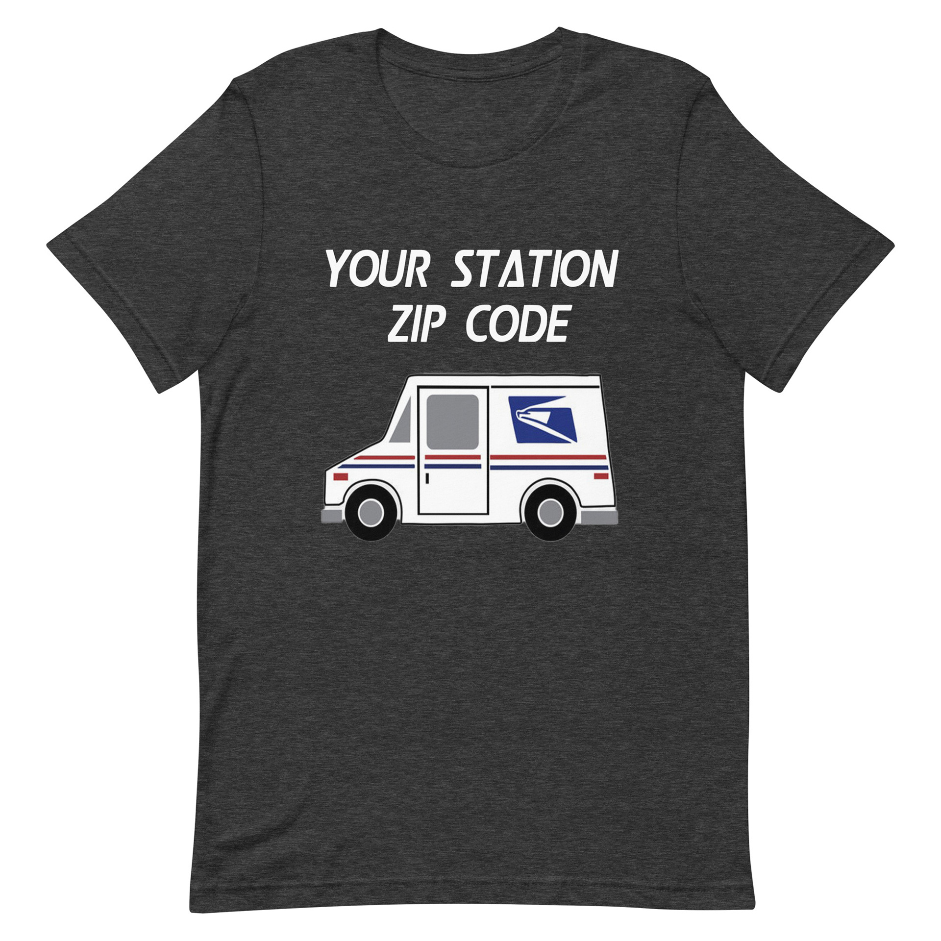 LLV Dk Gray w/ Your Station Zip Code