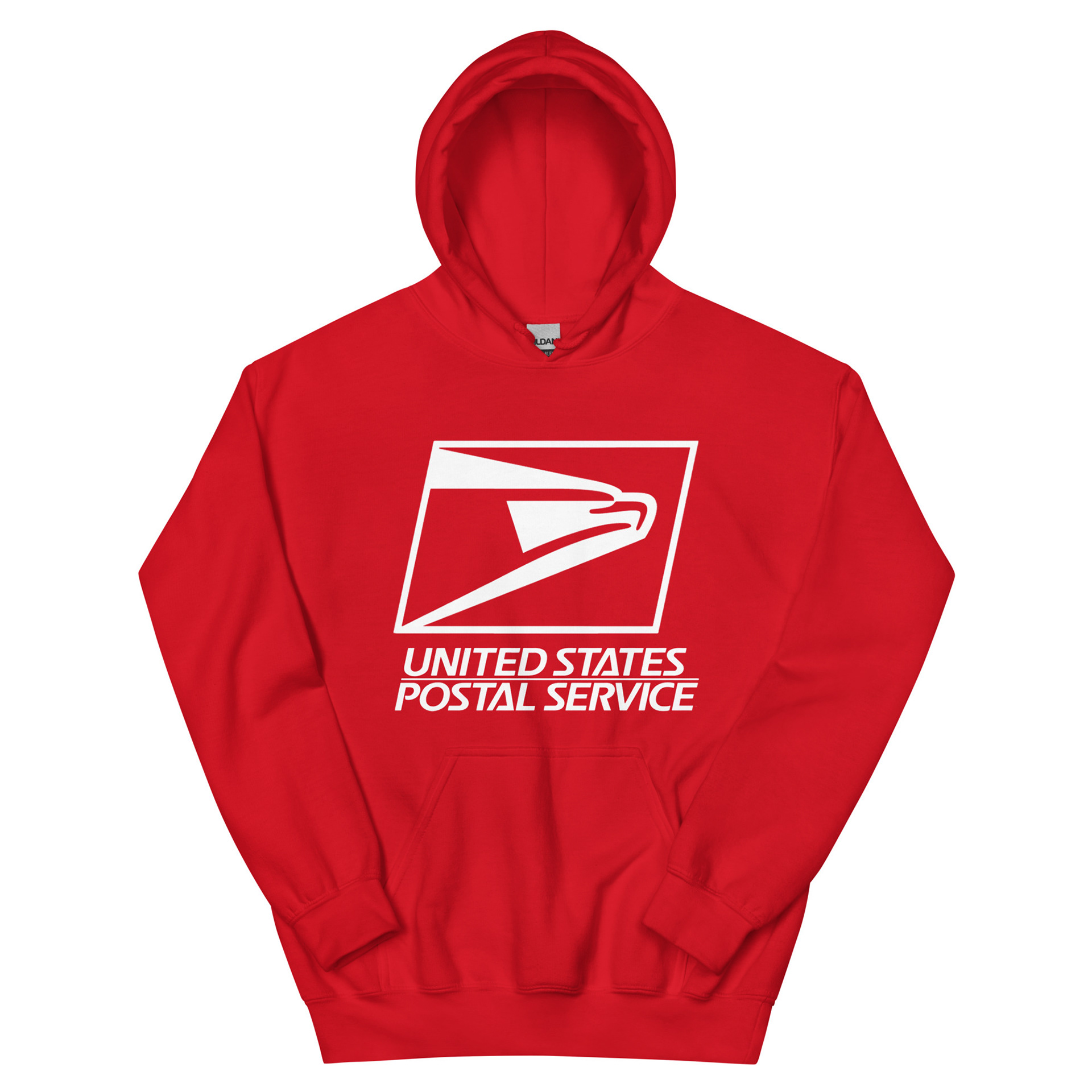 USPS Logo Hoodie A Red (Pull Over