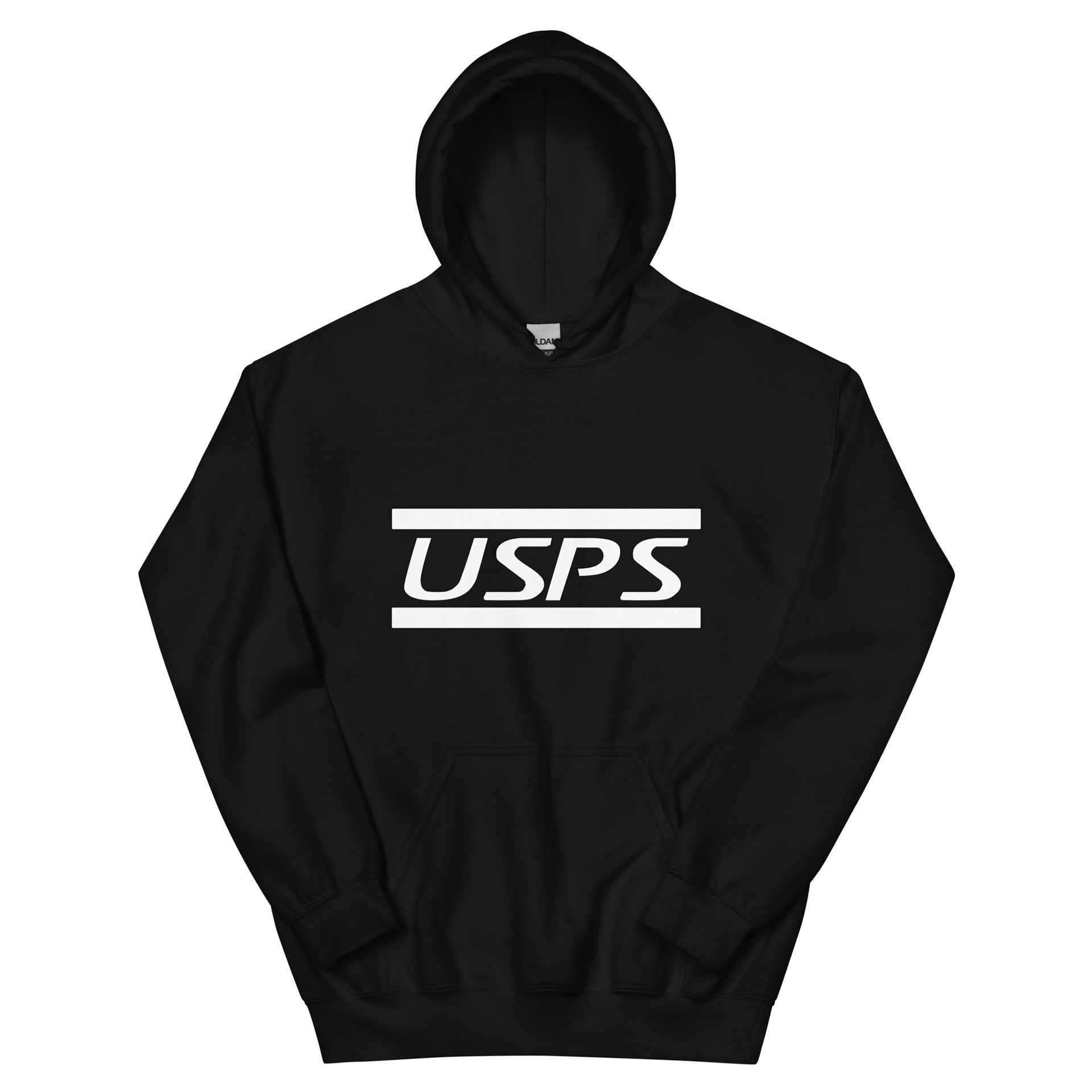 USPS Hoodie Black Pull Over