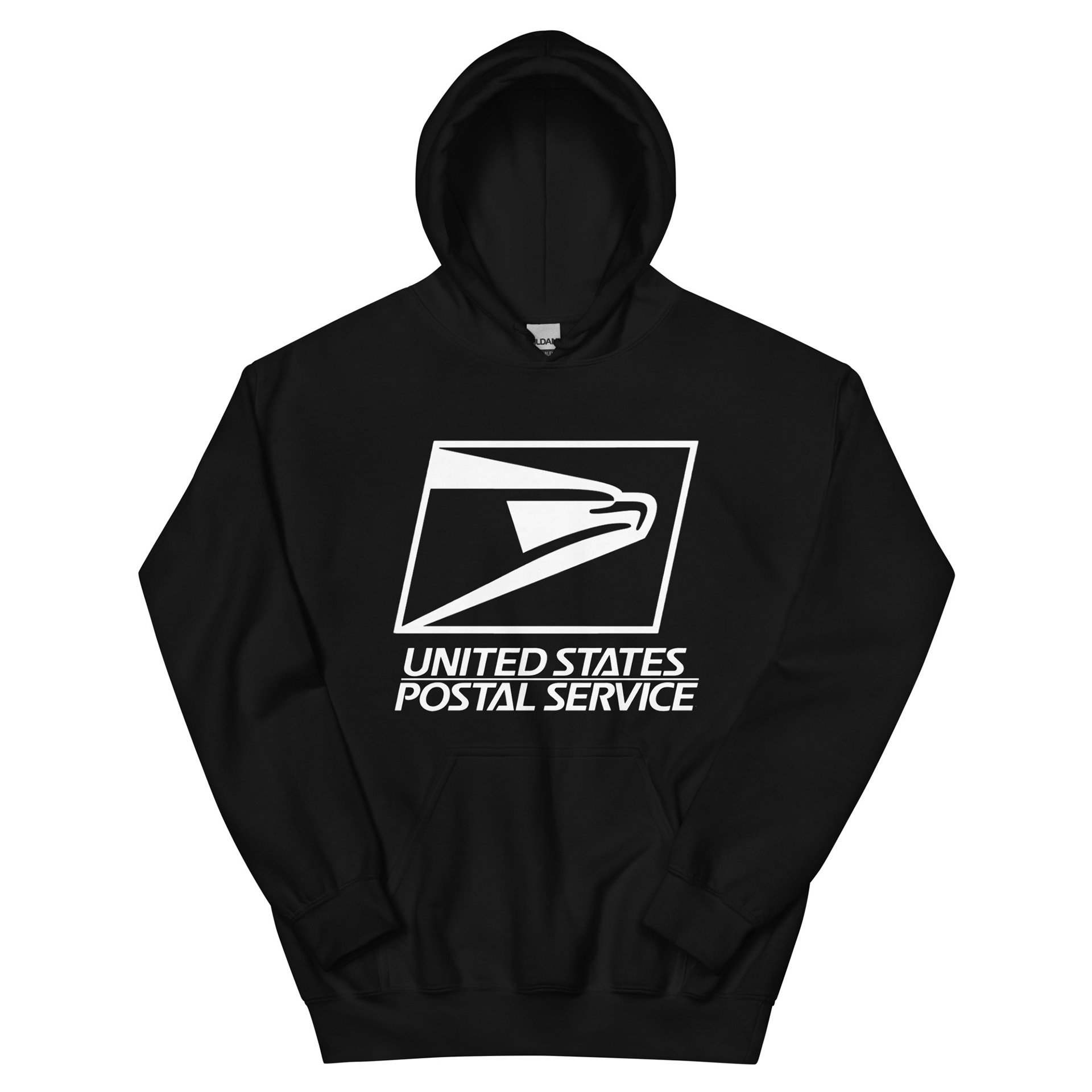 USPS Logo Hoodie A Black (Pull Over)