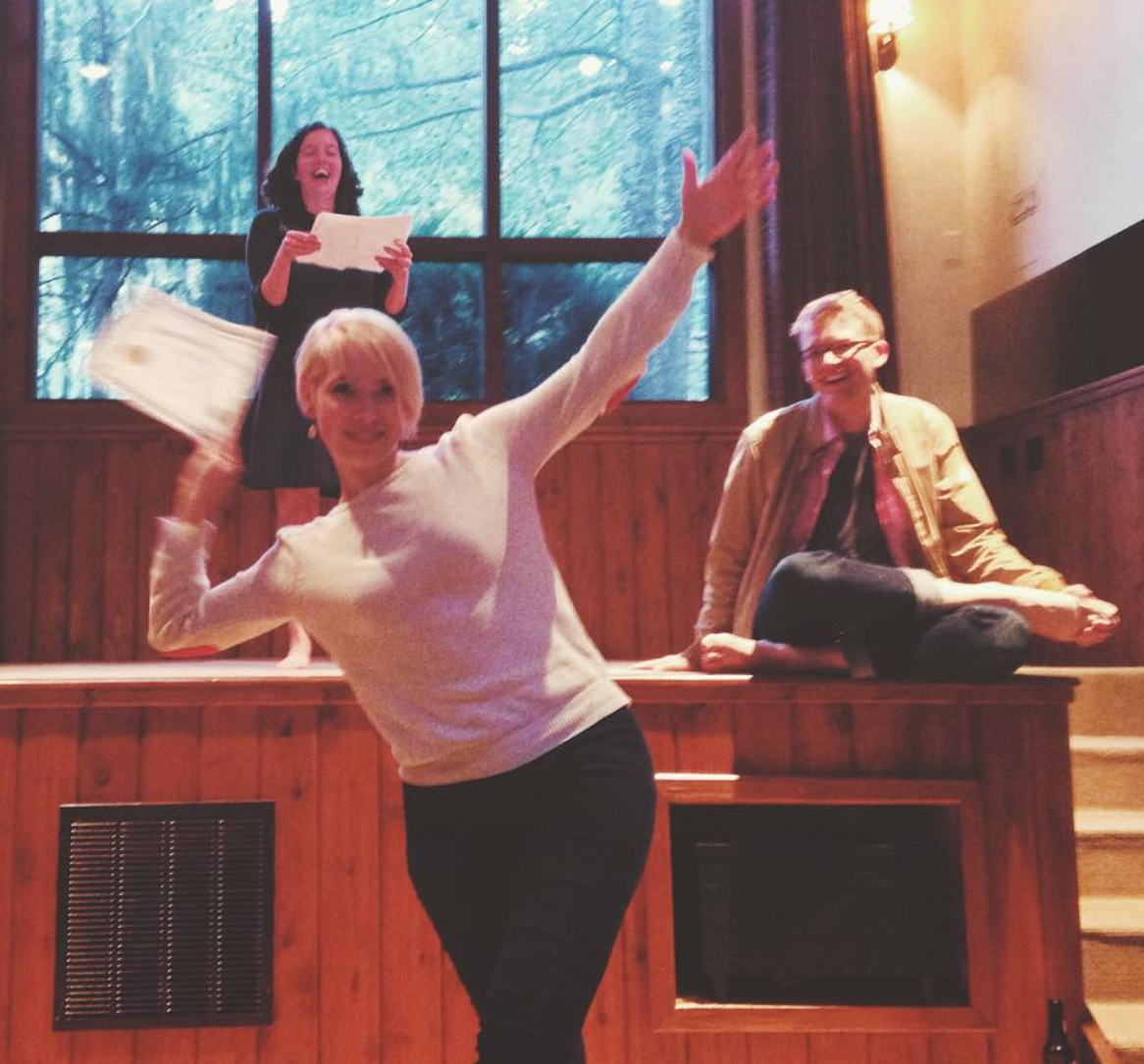 Winning the "Fastest Gif in the West" award at our company staff retreat