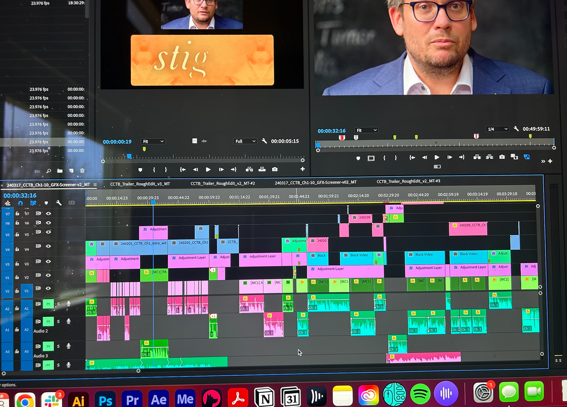QC-ing the final film