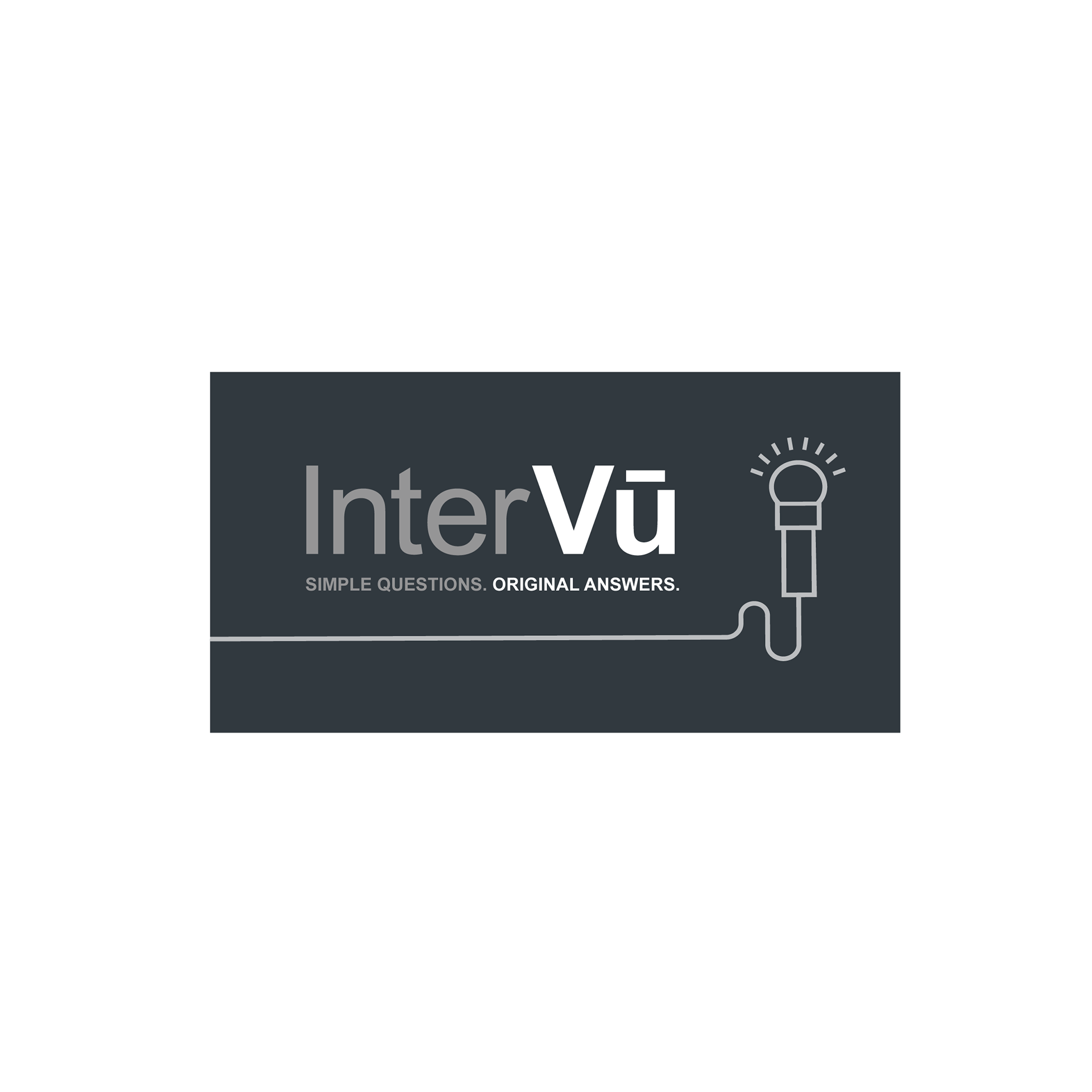 Designed Intervu Logo for Medical Speaker Series