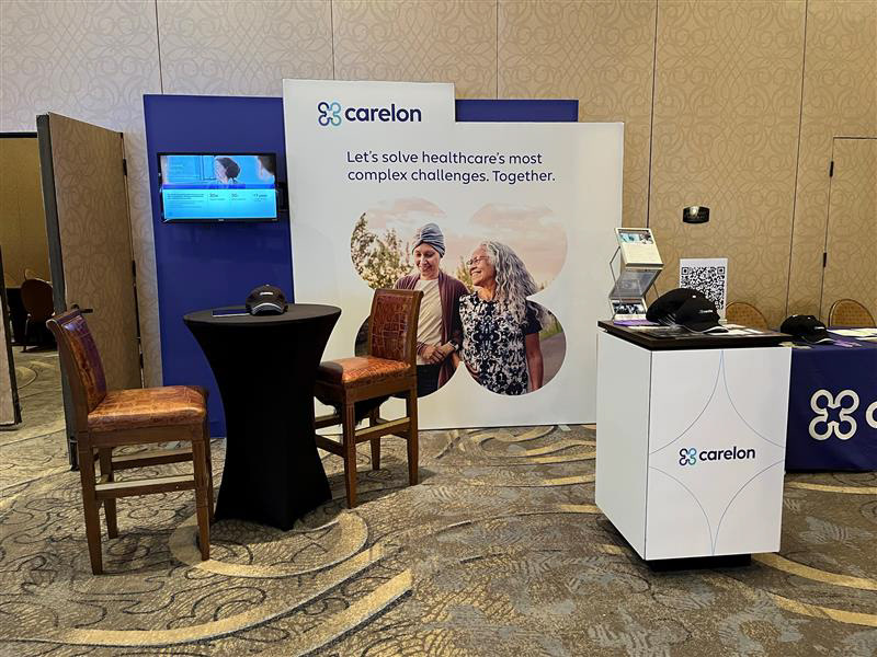 Designed a portable 10x10 Carelon booth, ensuring brand consistency while adapting the experience for smaller marketplace environments.