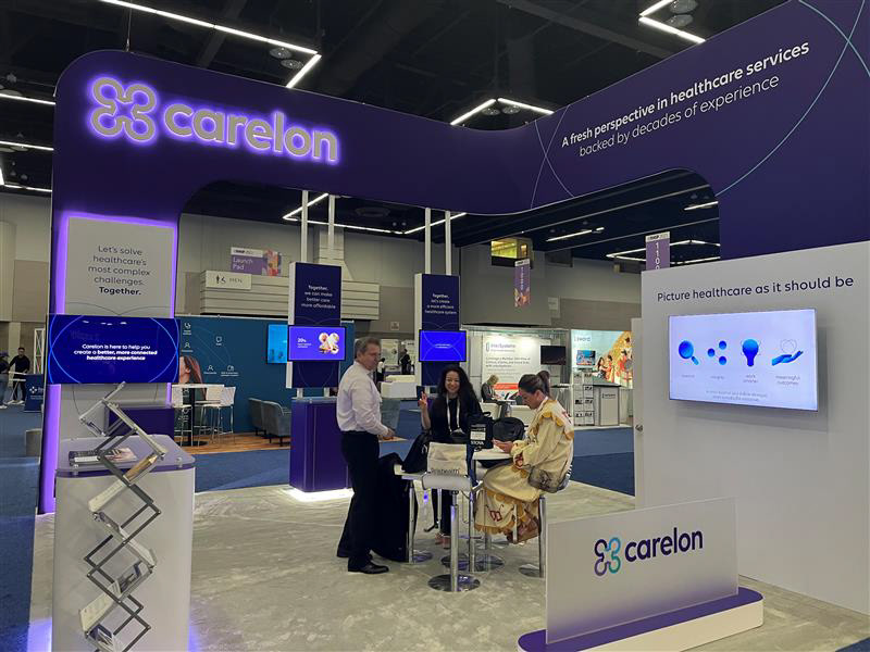 Art directed and led design of the Carelon booth for AHIP 2023—collaborating with exhibit partners on key features like the supergraphic arch, video kiosks, and panels, and guiding video content with writers and designers.