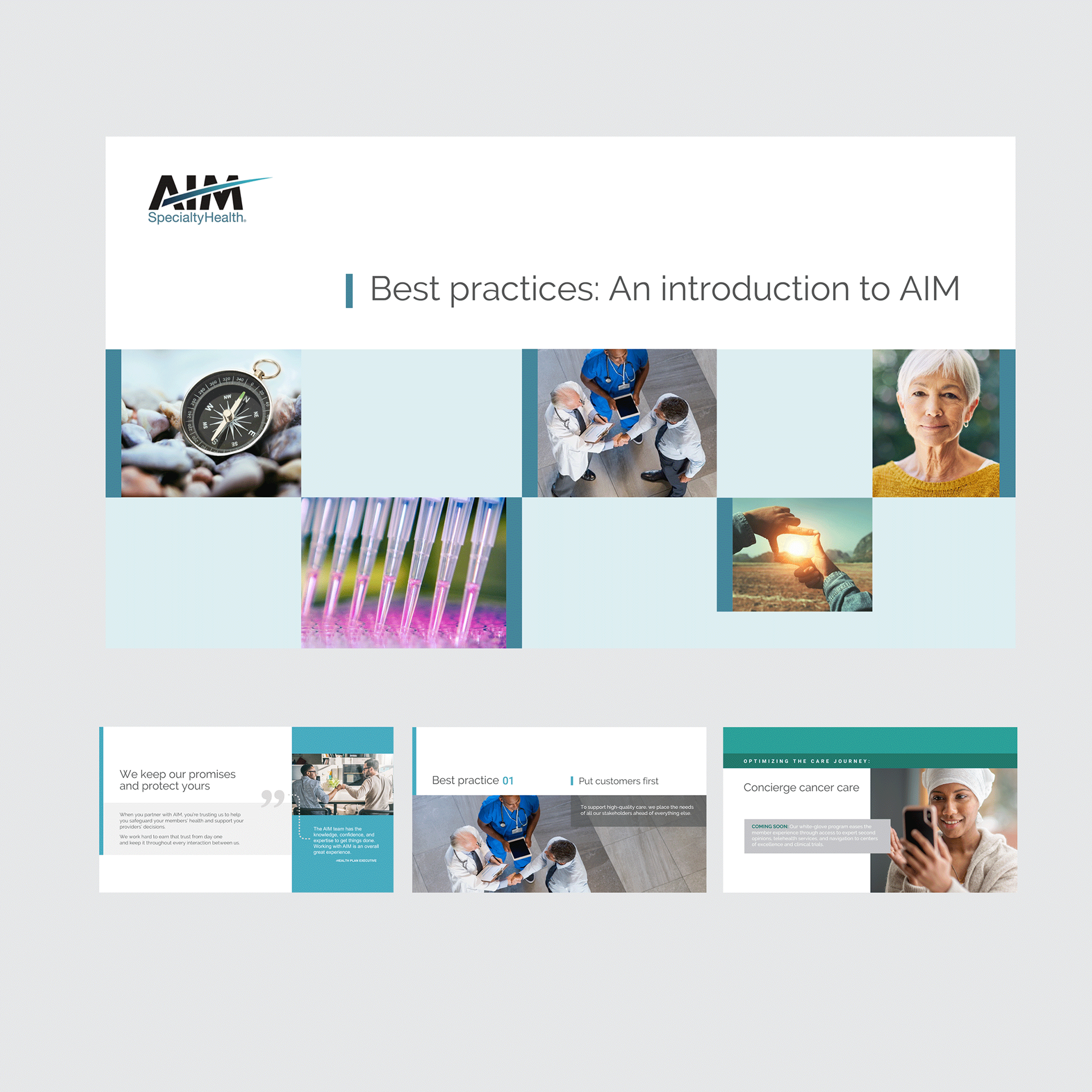 Designed and developed AIM Blue Summit Deck which I also art directed for the adaptation of this to the video for the actual booths. 