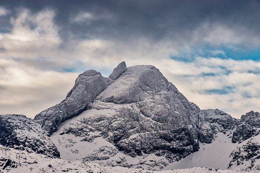 Ice-bound Sgùrr Dearg and he Inaccessible Pinnacle