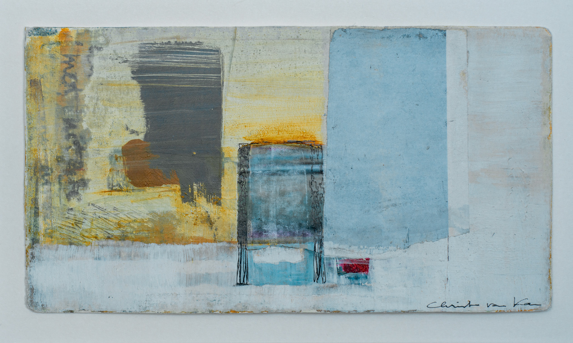 Soulscape 5|  |  zeefdruk | 15 x 22  | € 150