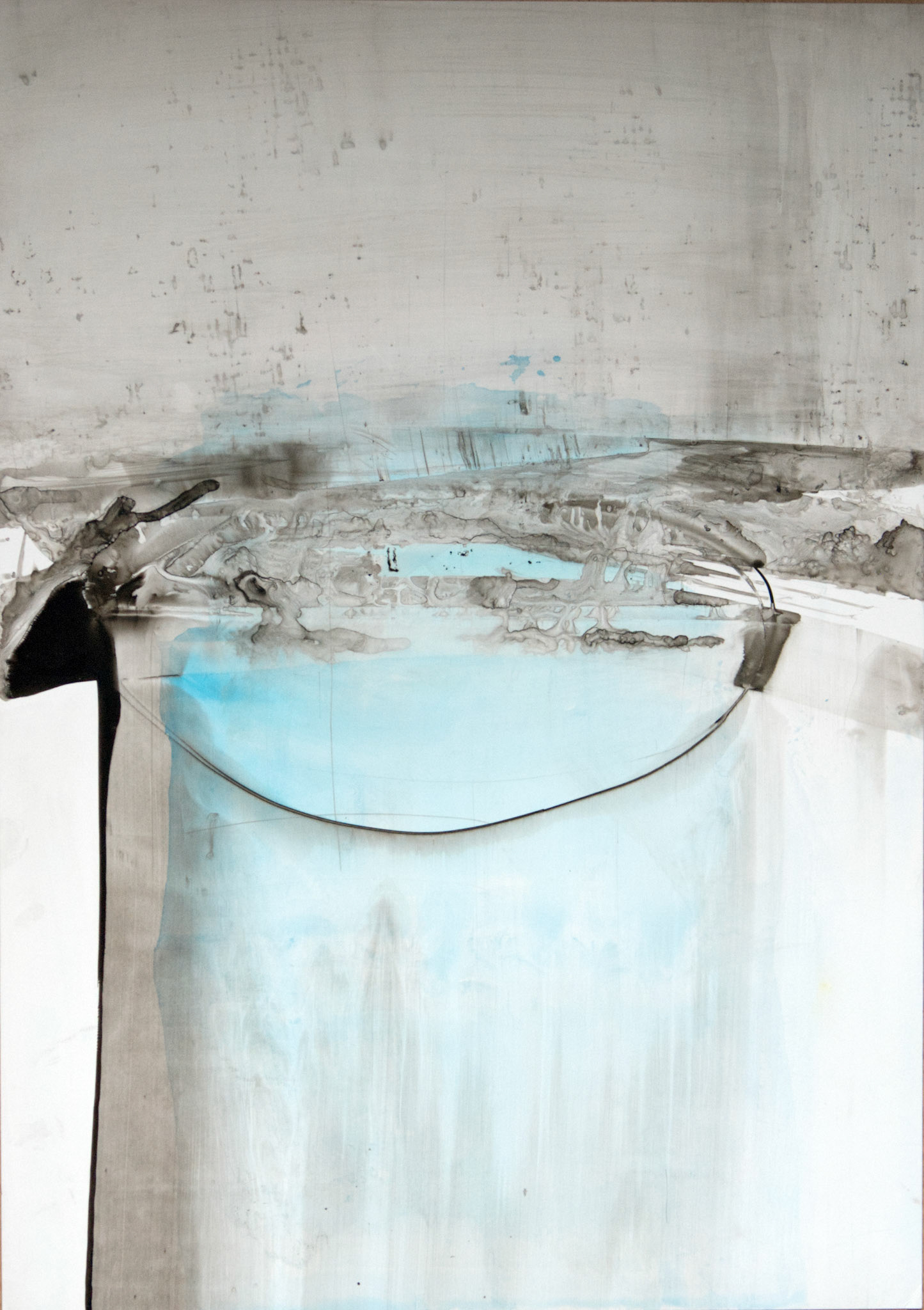 Nieuw ei | inkt op yupo | 40 x 50  | € 250