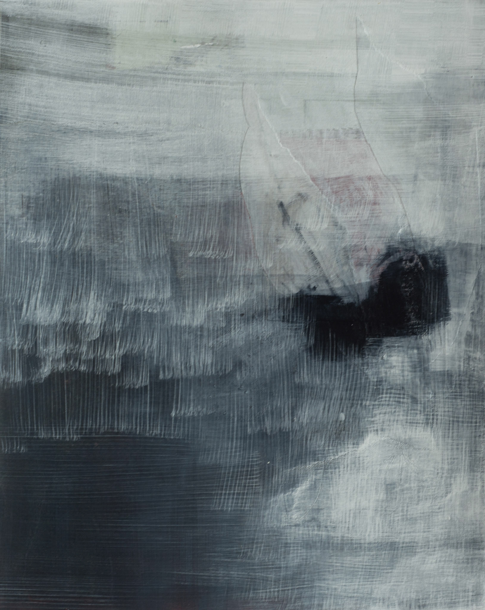 Drijven | mixed media | 20 x 25  | € 175