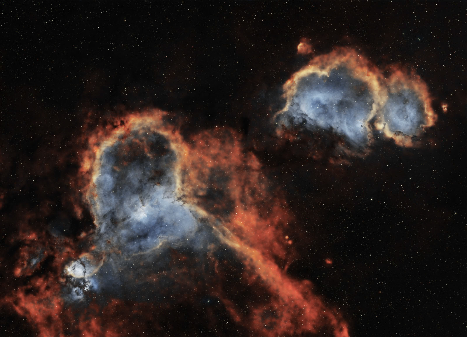 Heart and Soul Nebulas (SHO)