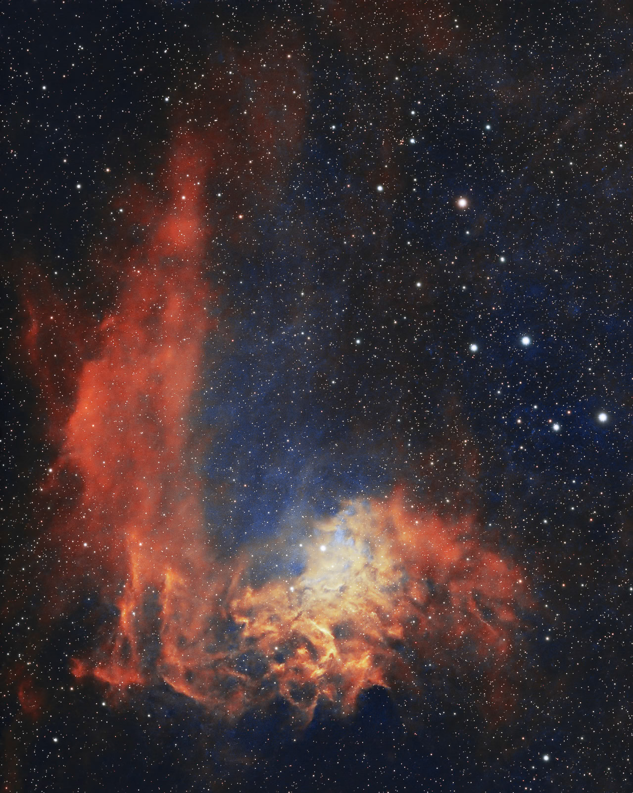 Flaming Star Nebula