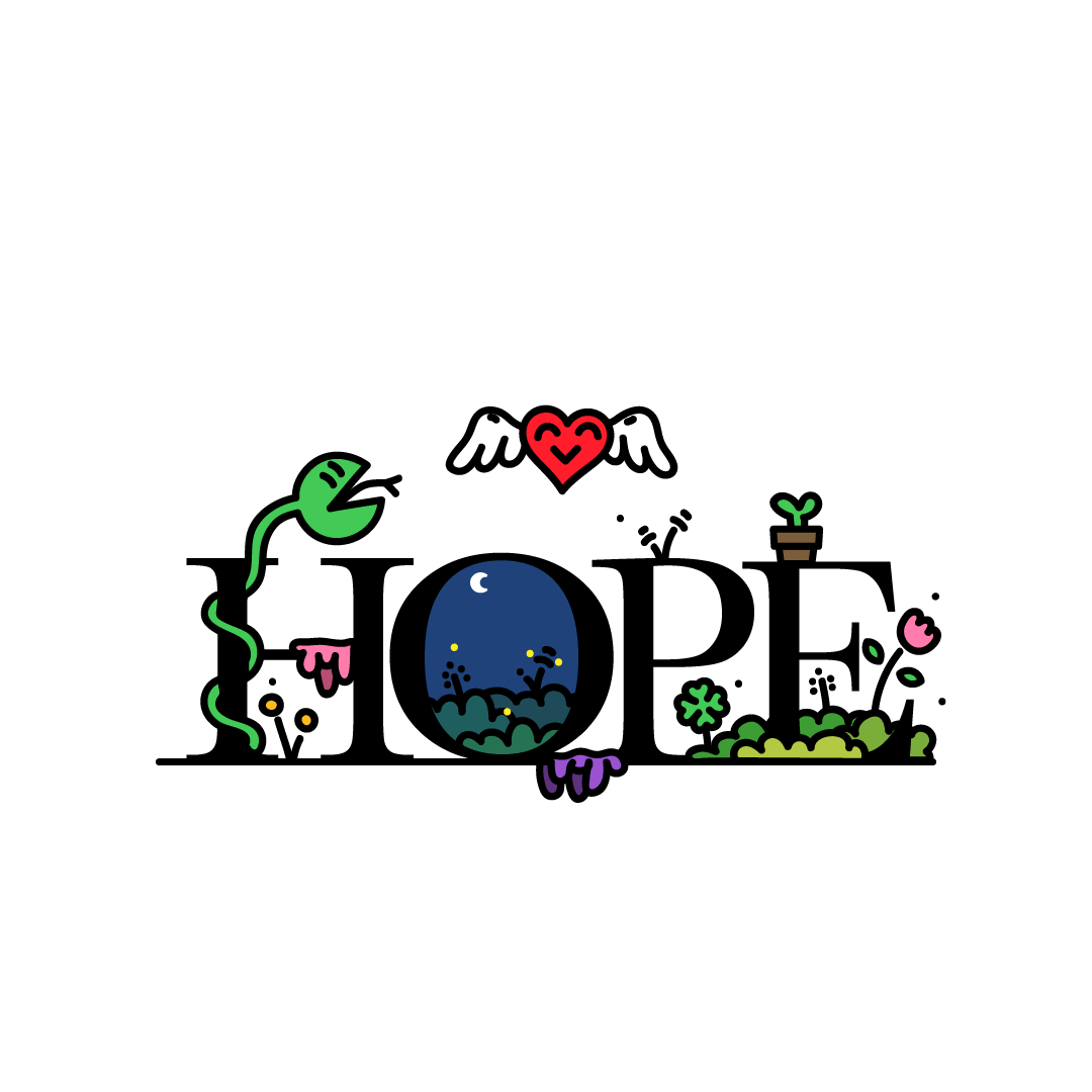 Looping 2D animation of Hope by Bruno Machado (Brunothecloud), animazione 2D