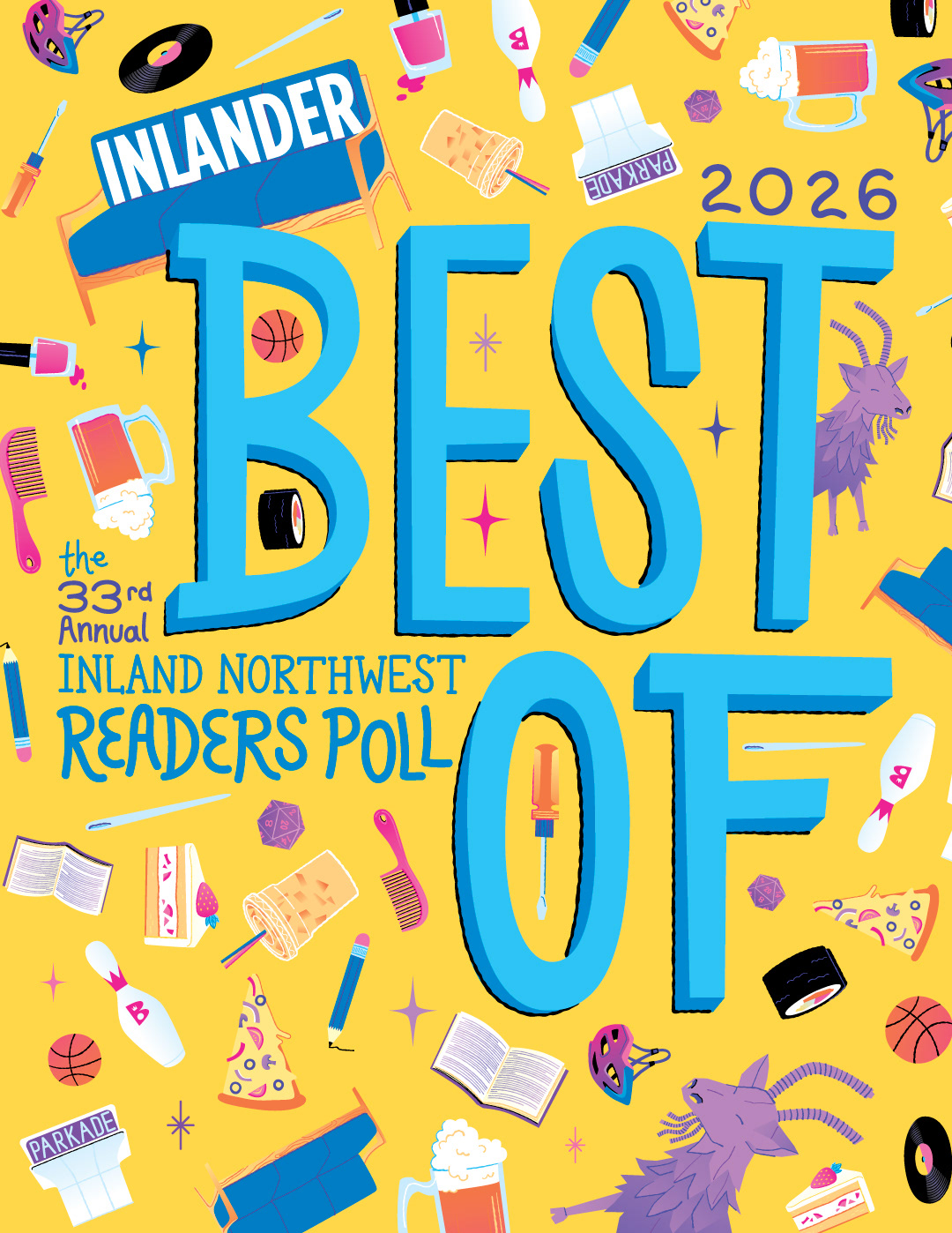 Inlander 'Best of 2026' Interior Illustration