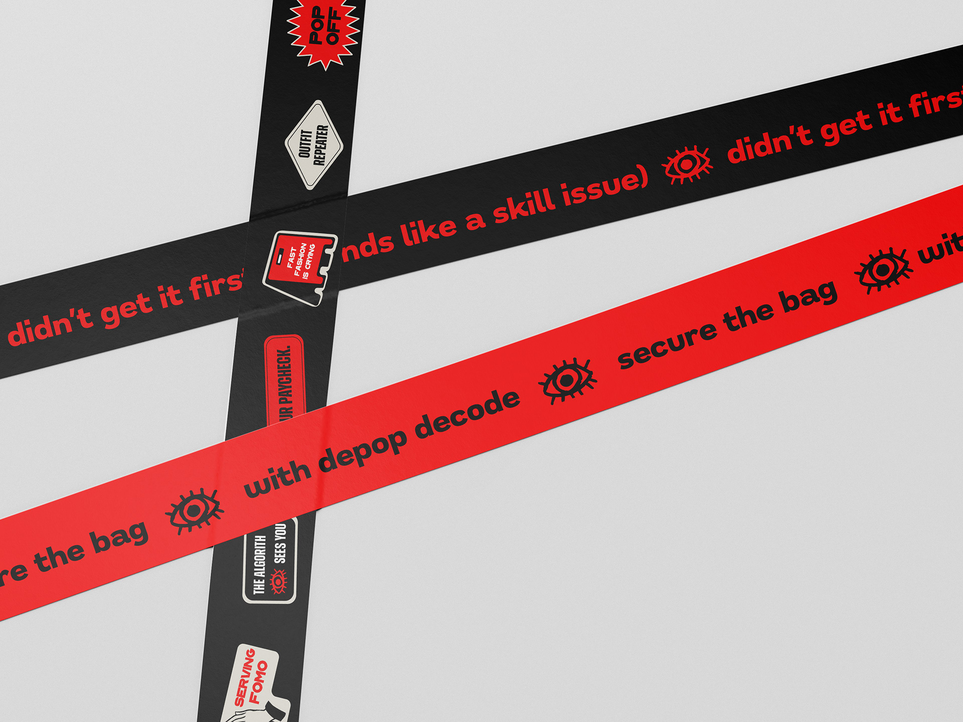 Ribbon Wrapping For Clothing In Lockers