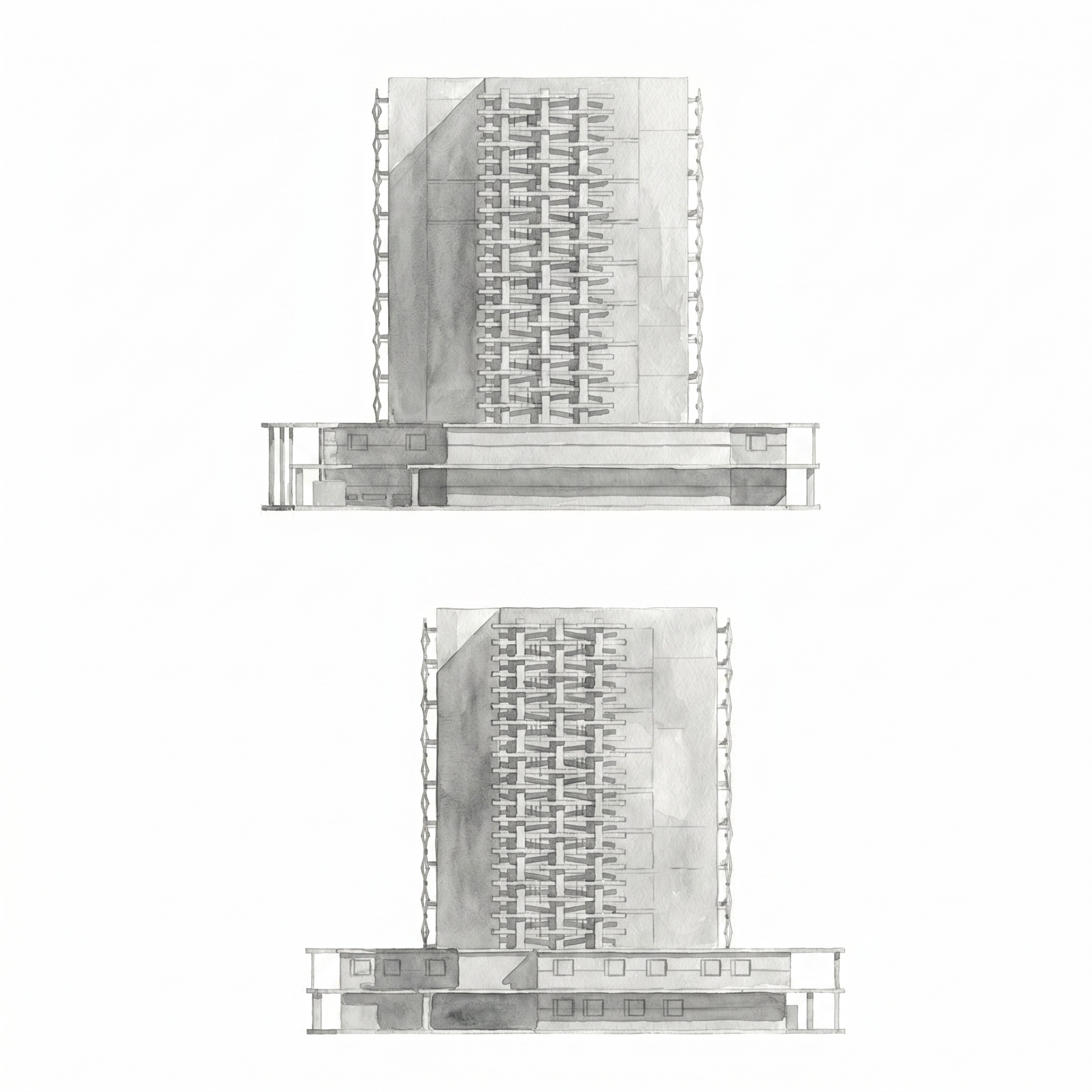 East & West Elevations