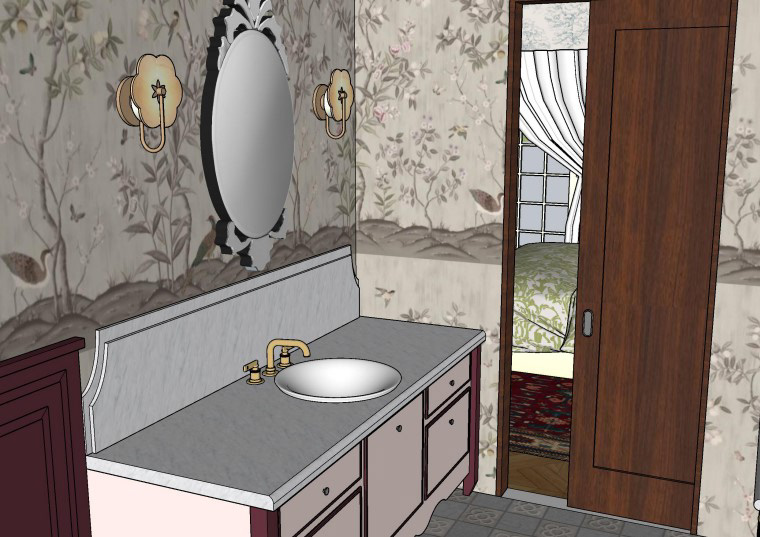 PRIMARY BATHROOM VANITY - CUSTOM PAINT WORK
