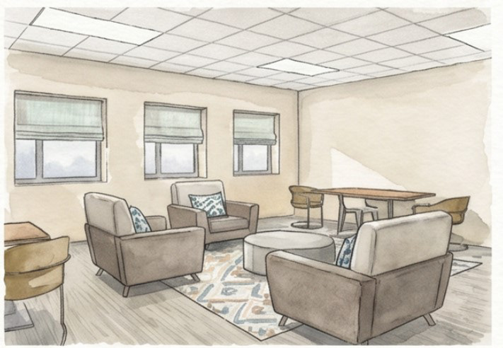 The Commons - Shared, flexible space for all residents