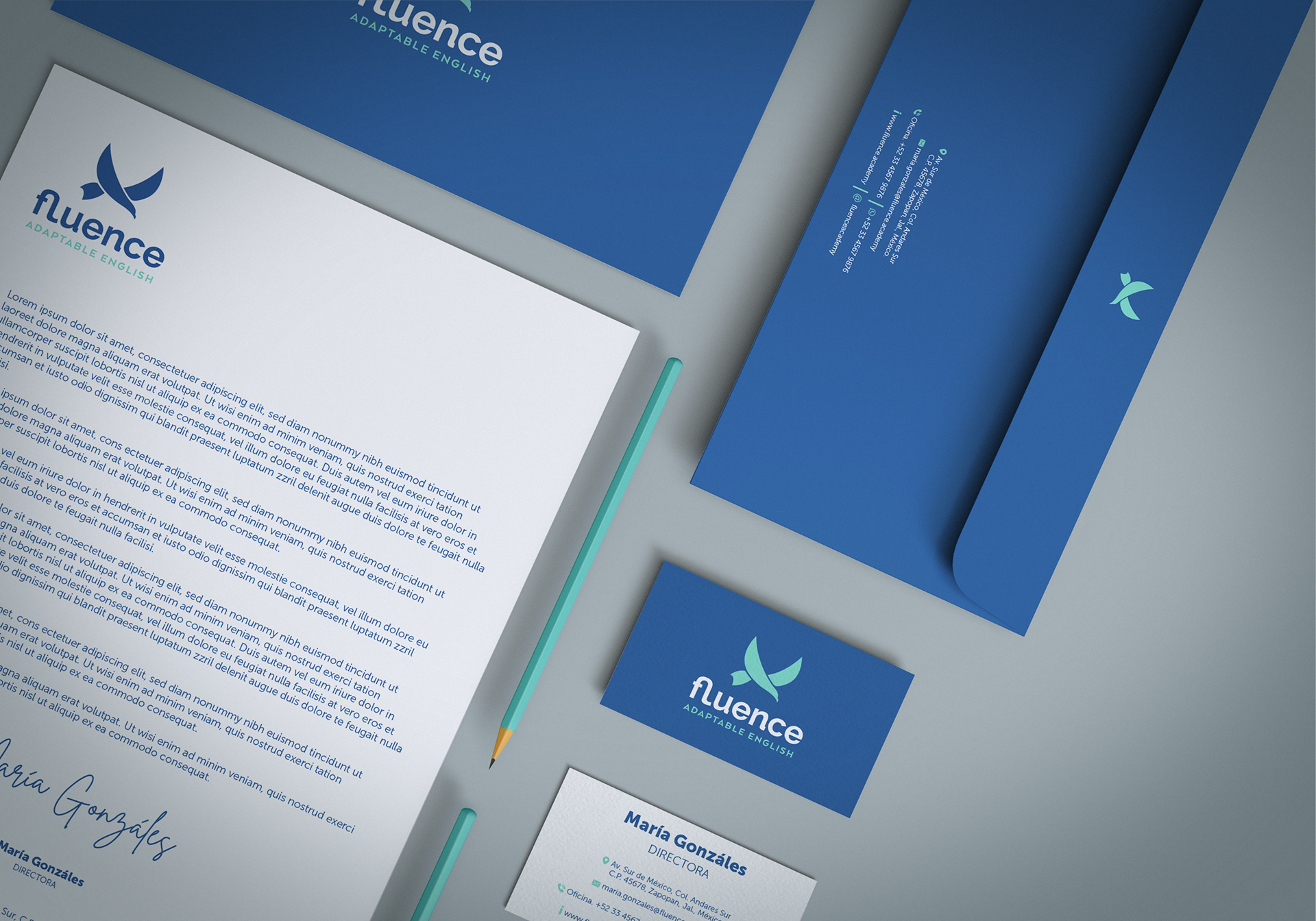 Fluence Adaptable English papelería