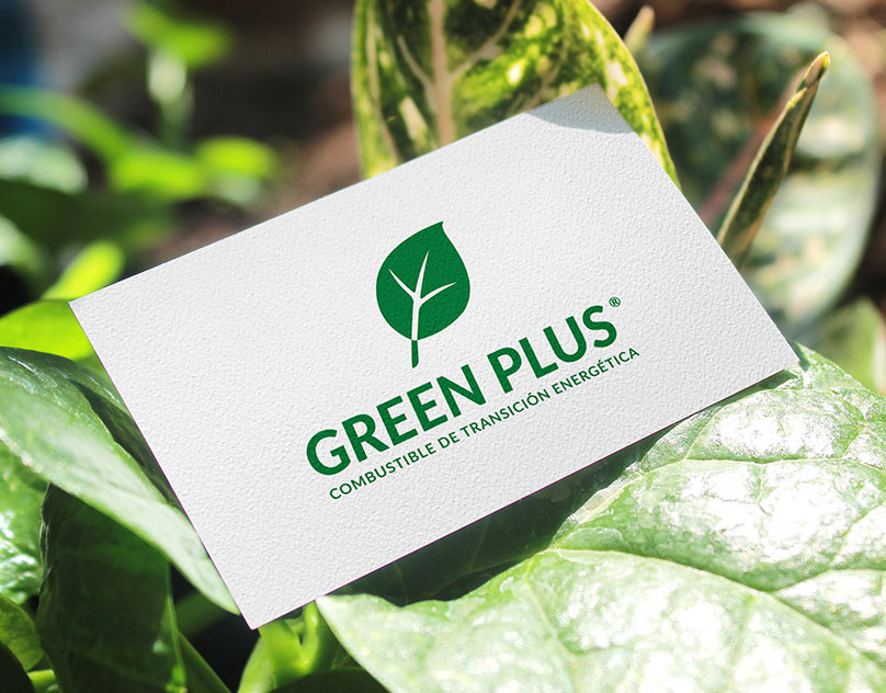GreenPlus tarjeta de presentación