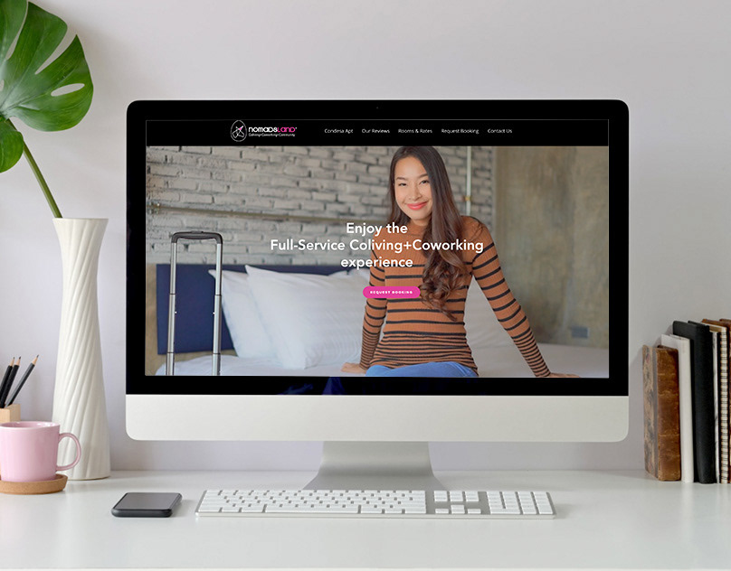 Nomads Land website homepage sitio web
